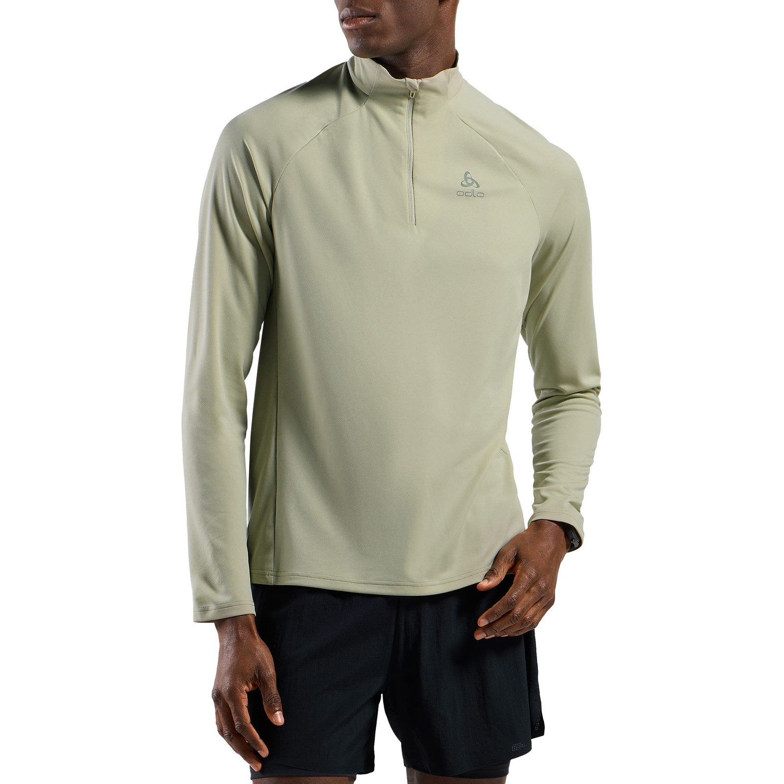Odlo Stehkragenpullover Essentials Mid Layer mit Halfzip