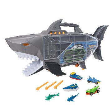 HTI Spielzeug-Auto Teamsterz Robo Shark Hai Transporter mit Missile Launcher, inkl. Beast Machines Rennautos, Haien, Booten und Missiles