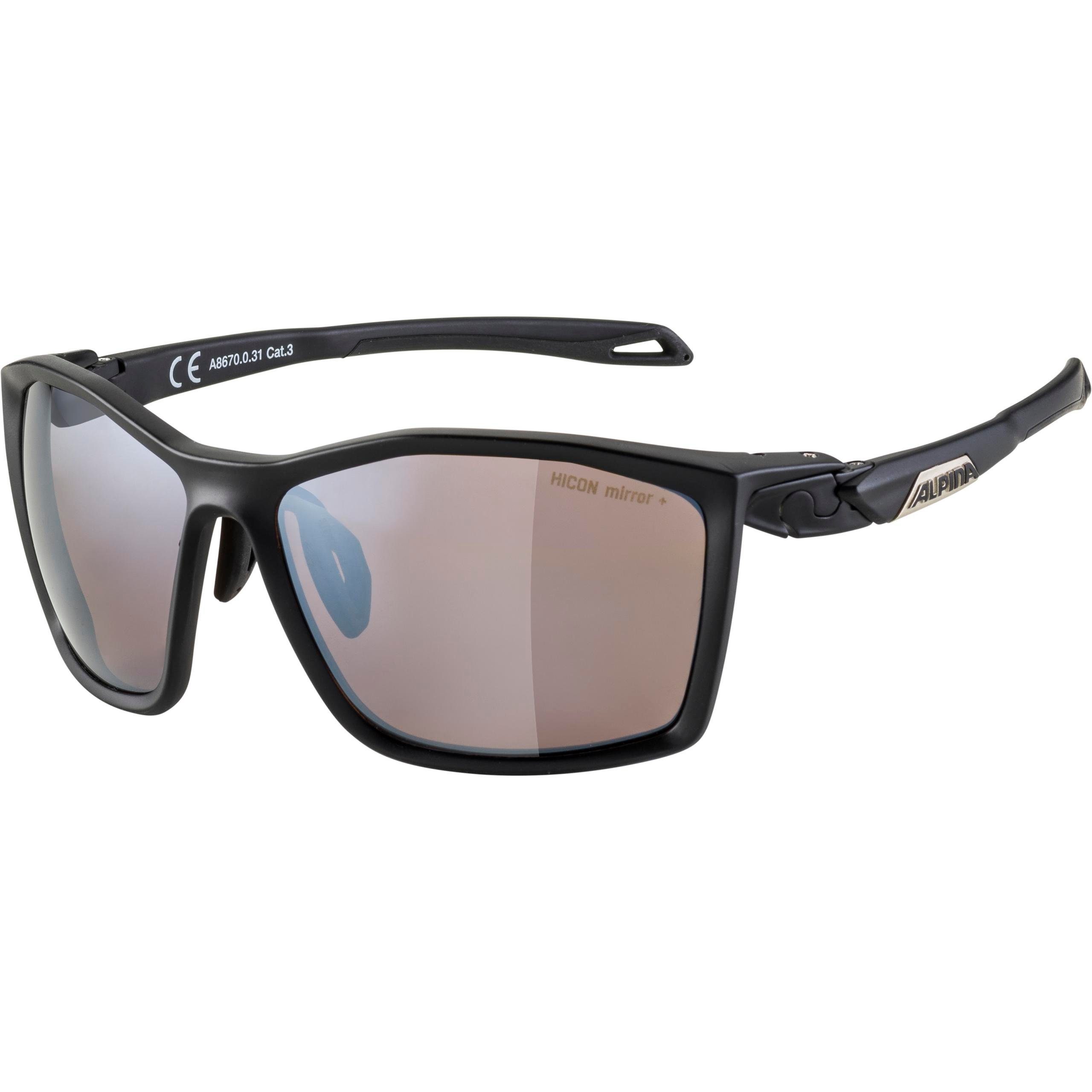 Alpina Sonnenbrille Alpina Sportbrille TWIST FIVE HM+ Q-LITE black mat