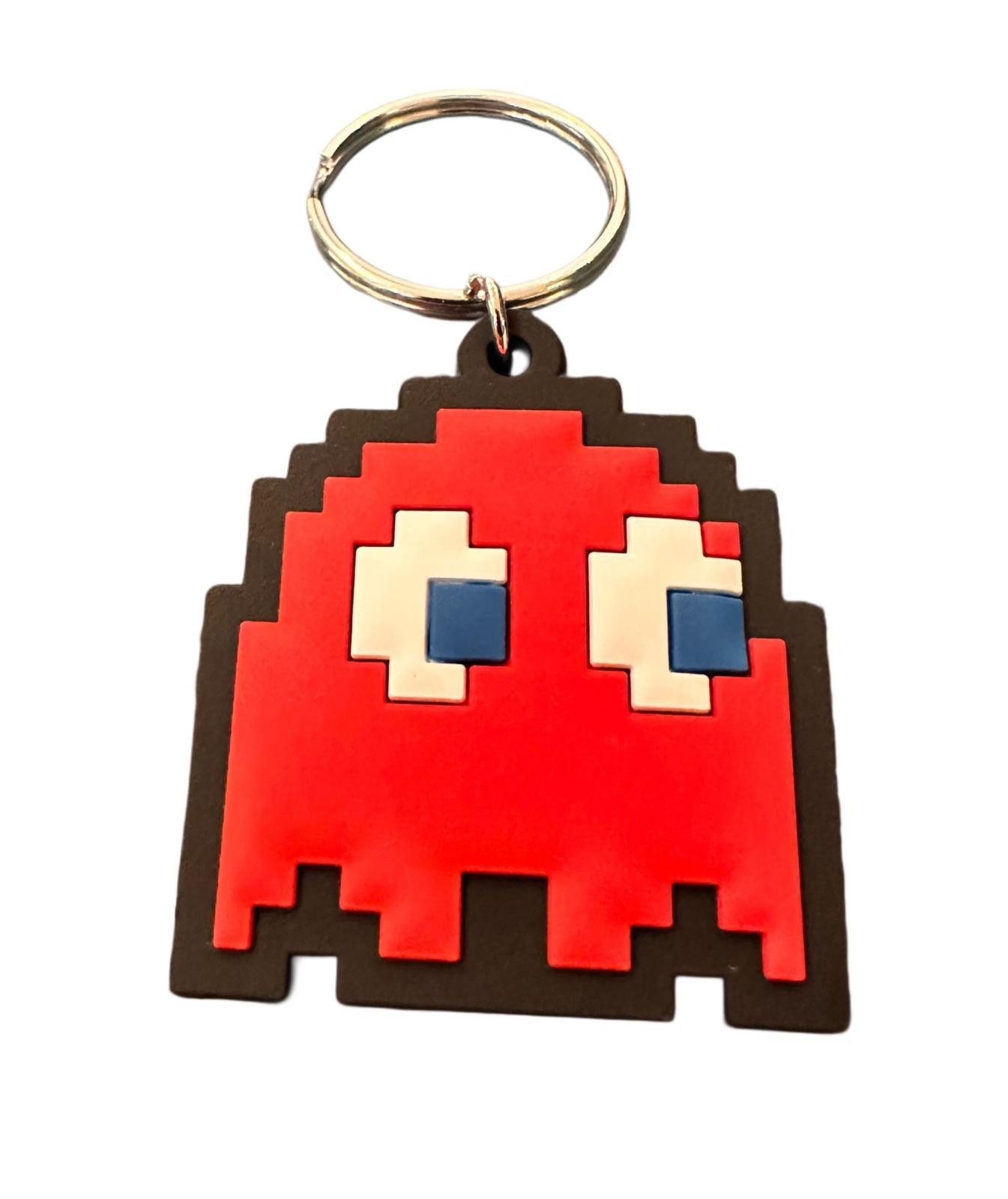 Schlüsselanhänger Schlüsselanhänger 5cm Kinder Mini Anhänger keychain Pac-Man Blinky rot