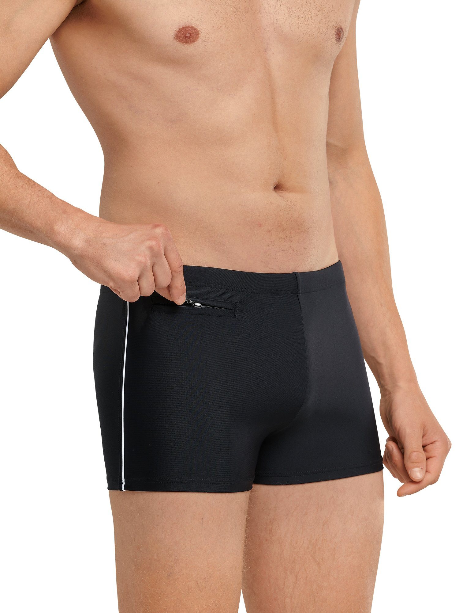 Schiesser Boxer-Badehose Badeshorts