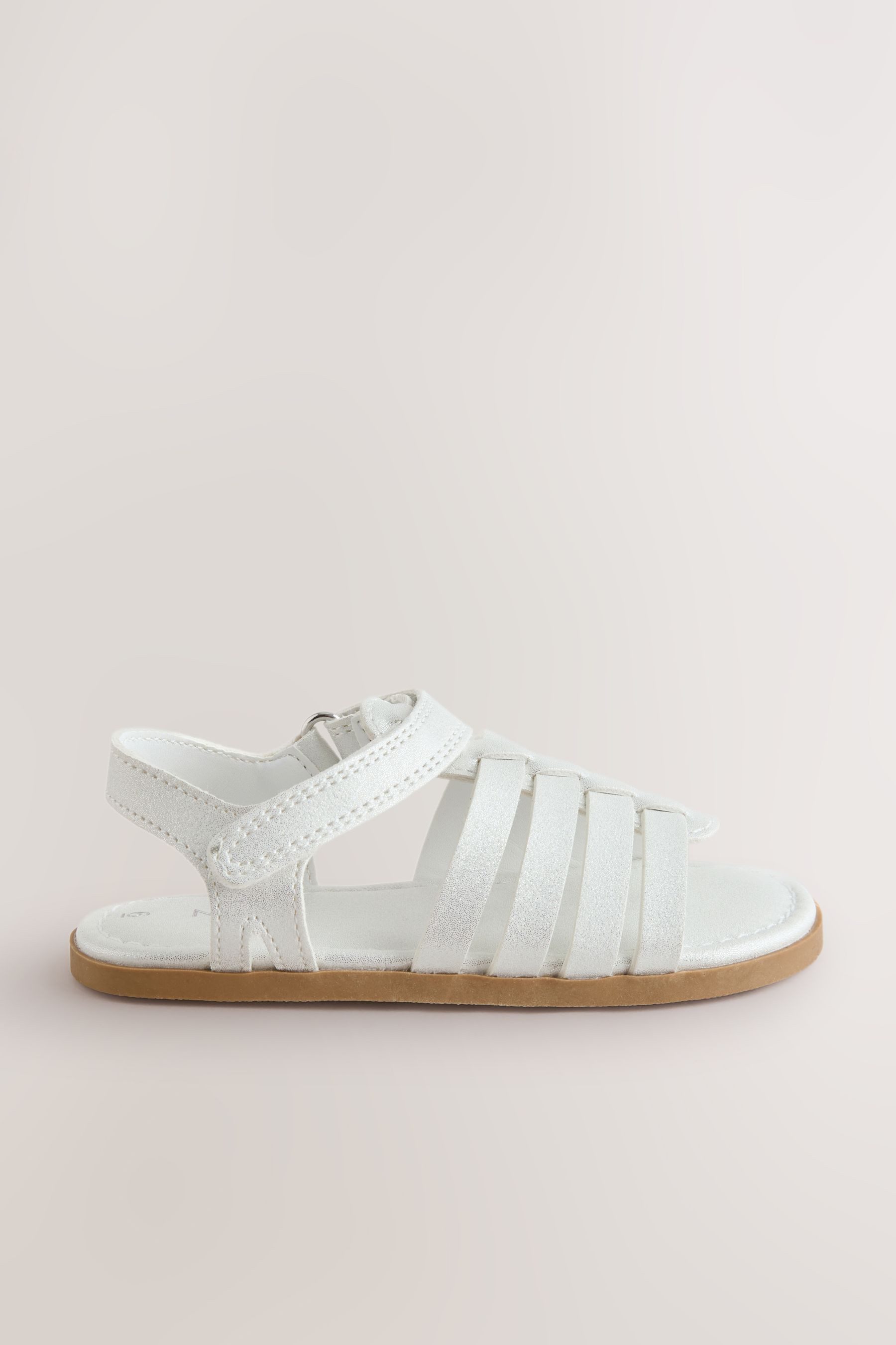 Next Sandalen mit Knöchelriemen und Klettverschluss Sandale (1-tlg)