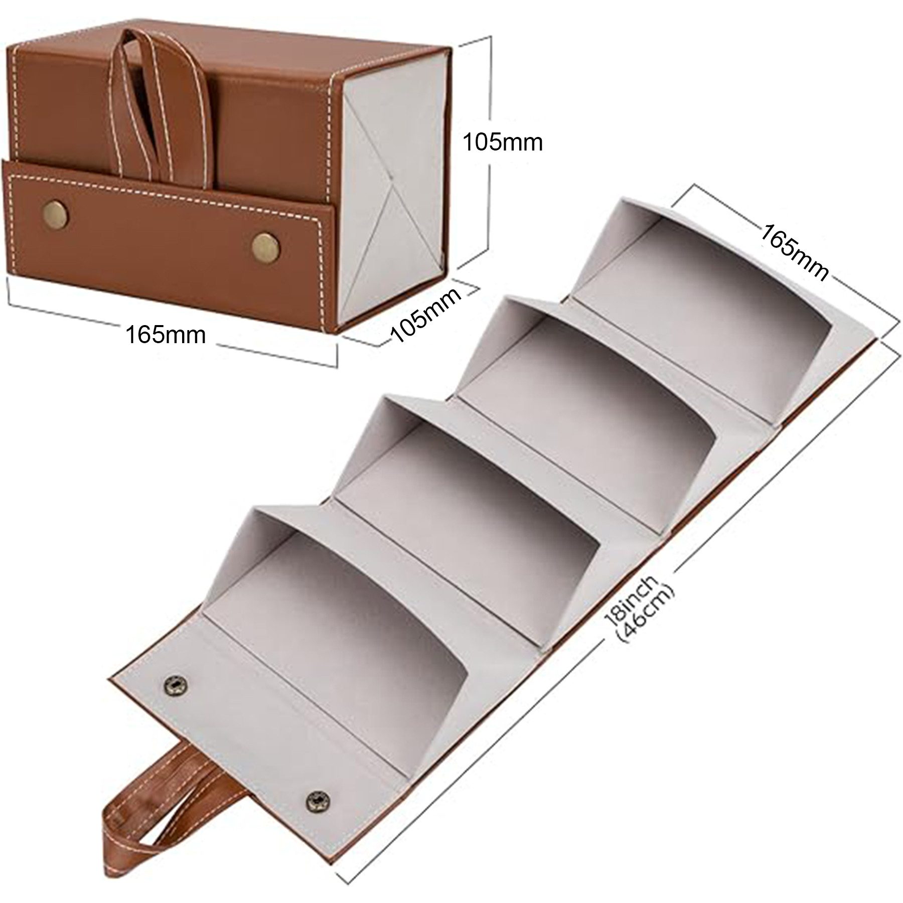 Mutig Brillenetui Aufbewahrungsbox Faltbarer 4-fach Brillenaufbewahrungsbox günstig online kaufen