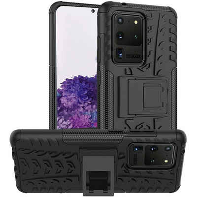 CoolGadget Handyhülle Outdoor Case Hybrid Cover für Samsung Galaxy S20 Ultra 6,9 Zoll, Schutzhülle extrem robust Handy Case für Samsung S20 Ultra Hülle