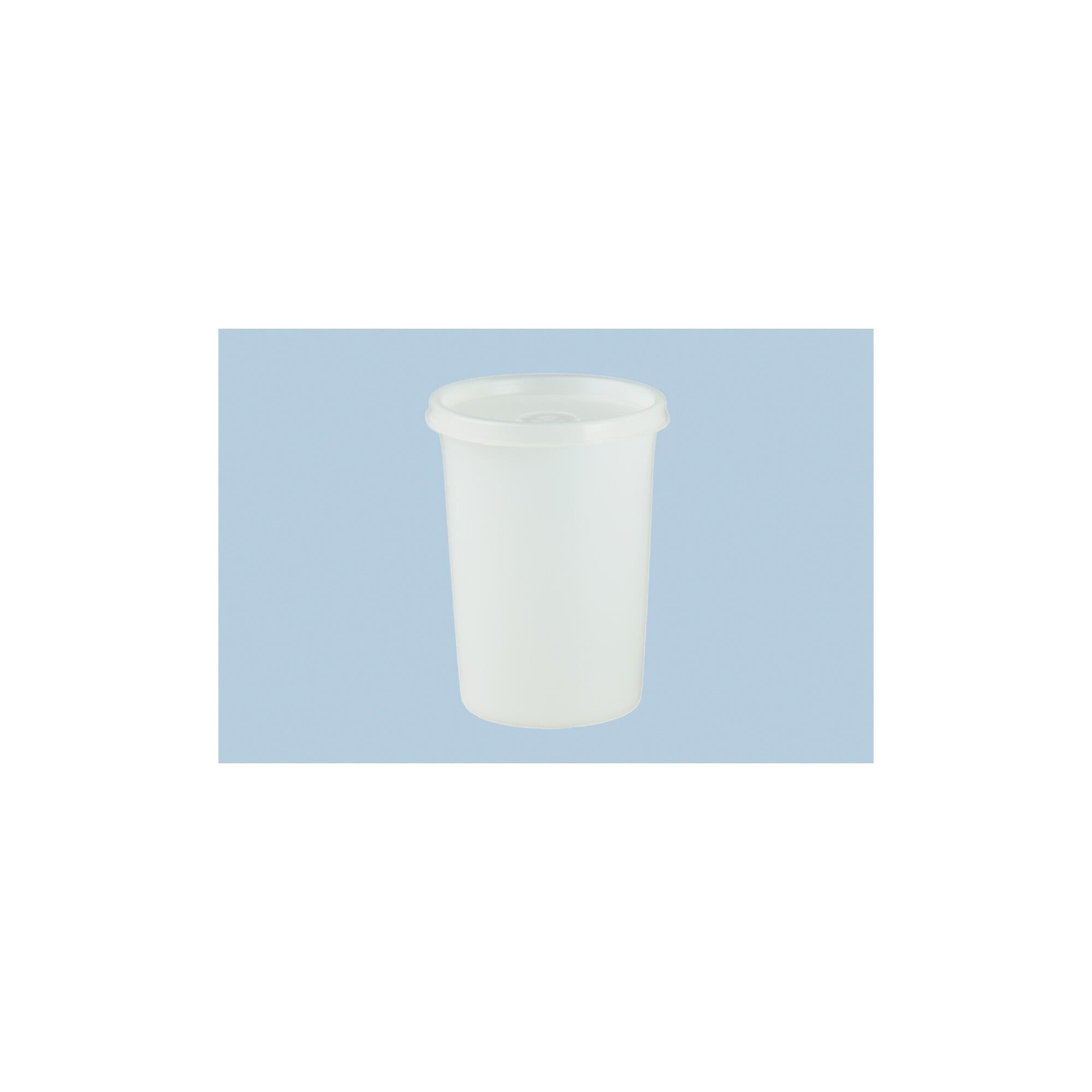 hünersdorff Aufbewahrungsbox Hünersdorff Dose mit Stülpdeckel 500 ml, rund natur, 95x127 mm