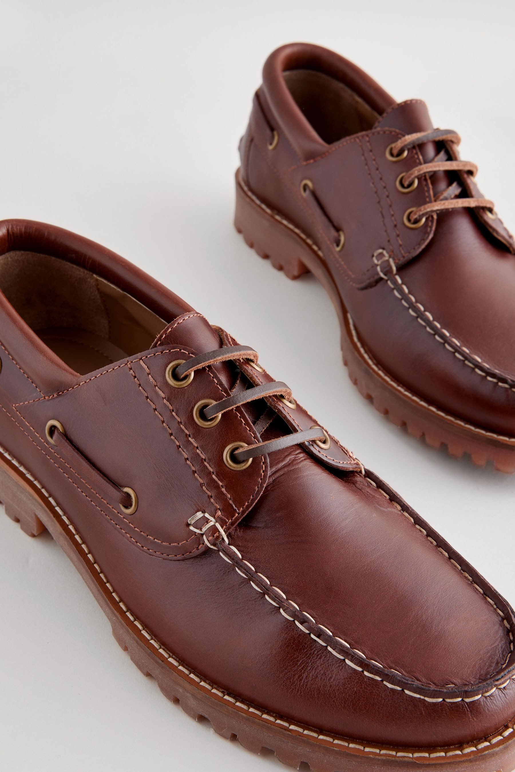 Next Bootsschuhe aus Leder mit Profilsohle Bootsschuh (1-tlg)