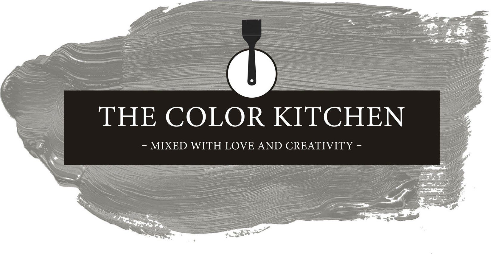 A.S. Création Wand- und Deckenfarbe Seidenmatt Innenfarbe THE COLOR KITCHEN, für Wohnzimmer Schlafzimmer Flur Küche, versch. Grautöne TCK1010 Grey Salt | Dispersionsfarben