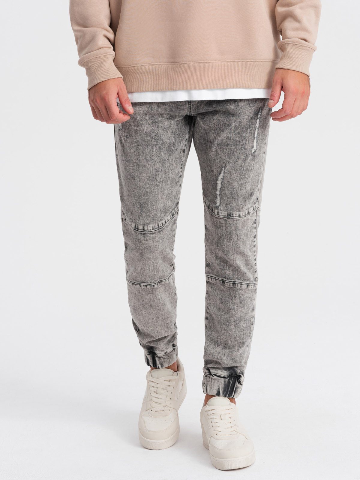 OMBRE Jeansjeggings Marmorierte Jogger Herrenhose mit günstig online kaufen
