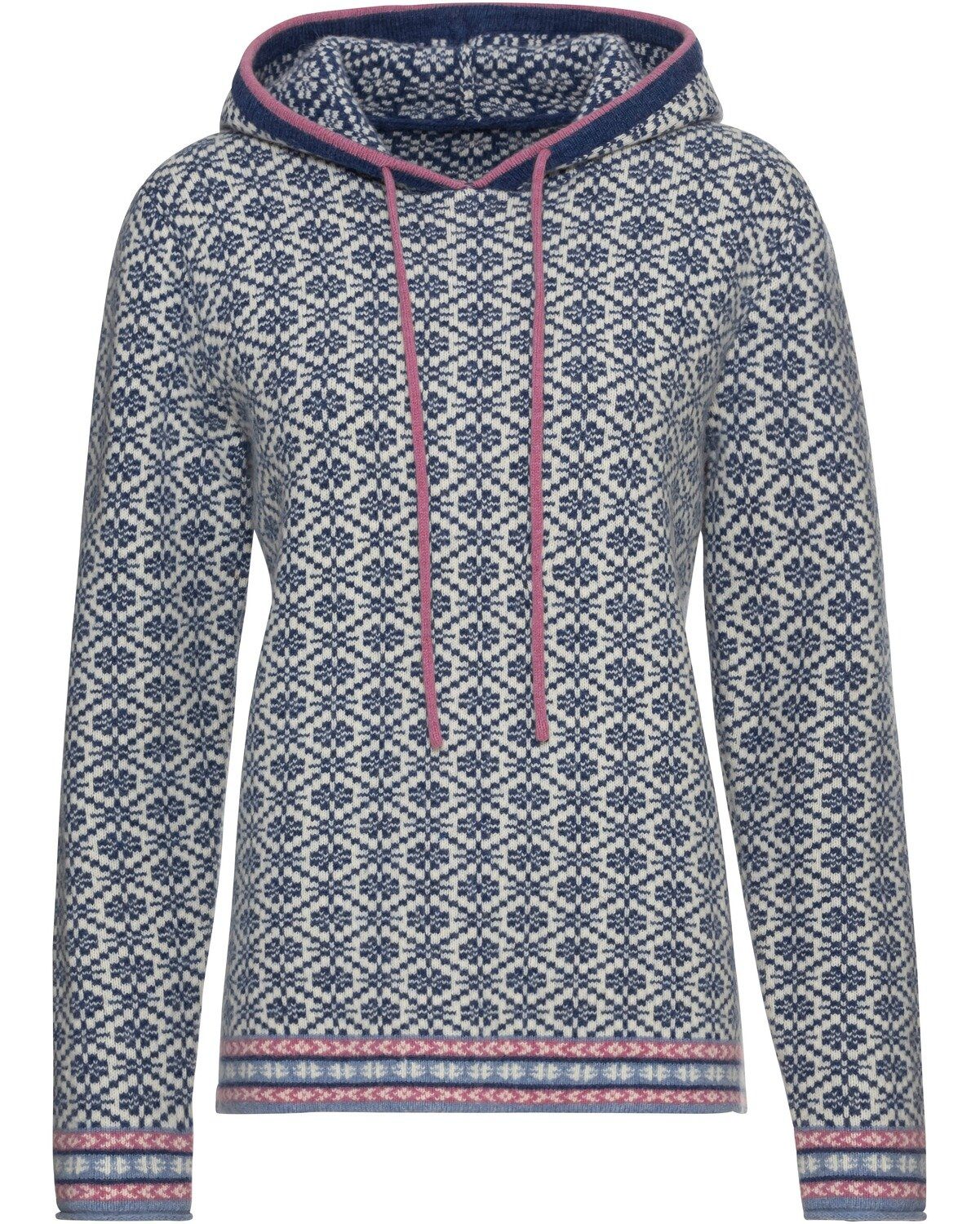 Reitmayer Strickpullover Jacquard-Kapuzenpullover