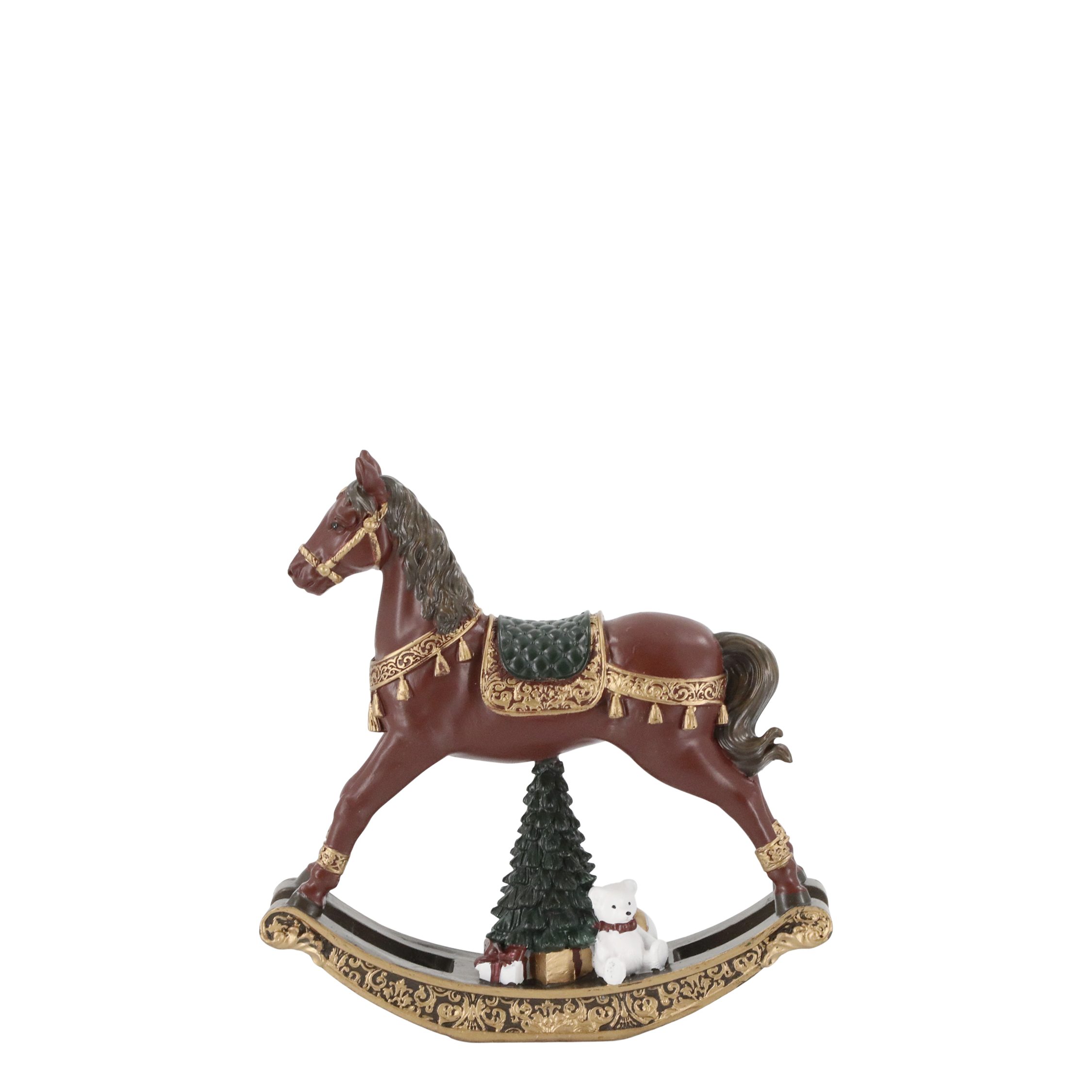 Chic Antique Dekofigur Noël Schaukelpferd H14/L14/B3,5 cm cherry (1 St) günstig online kaufen