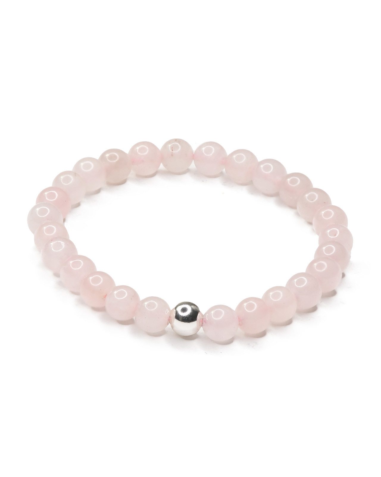 MayTree Armband Rosenquarz, 6mm Geschenk für Muttertag, Geburtstag, Weihnac günstig online kaufen