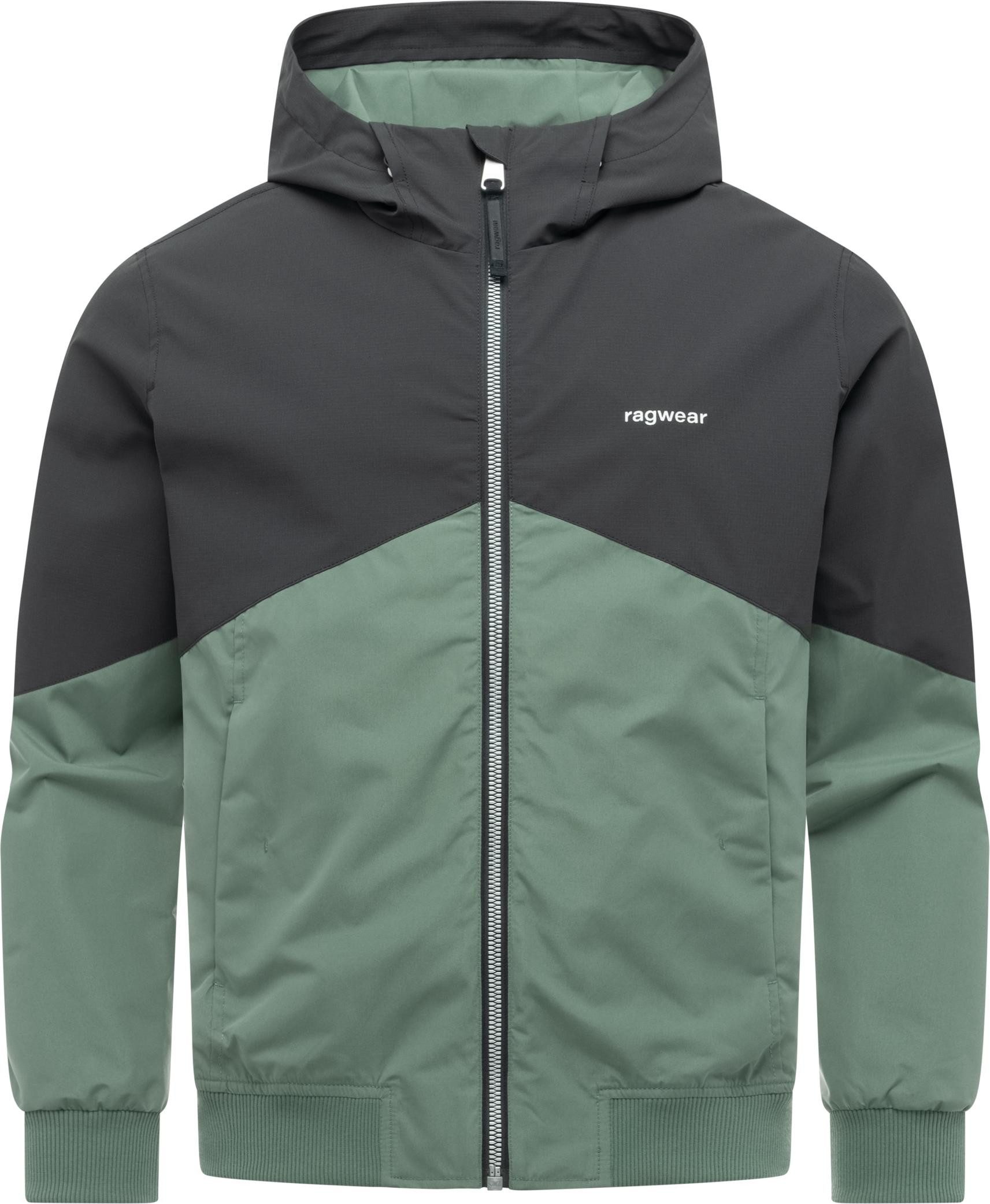 Ragwear Funktionsjacke Sherwend Wasserdichte leichte Übergangsjacke mit Kapuze