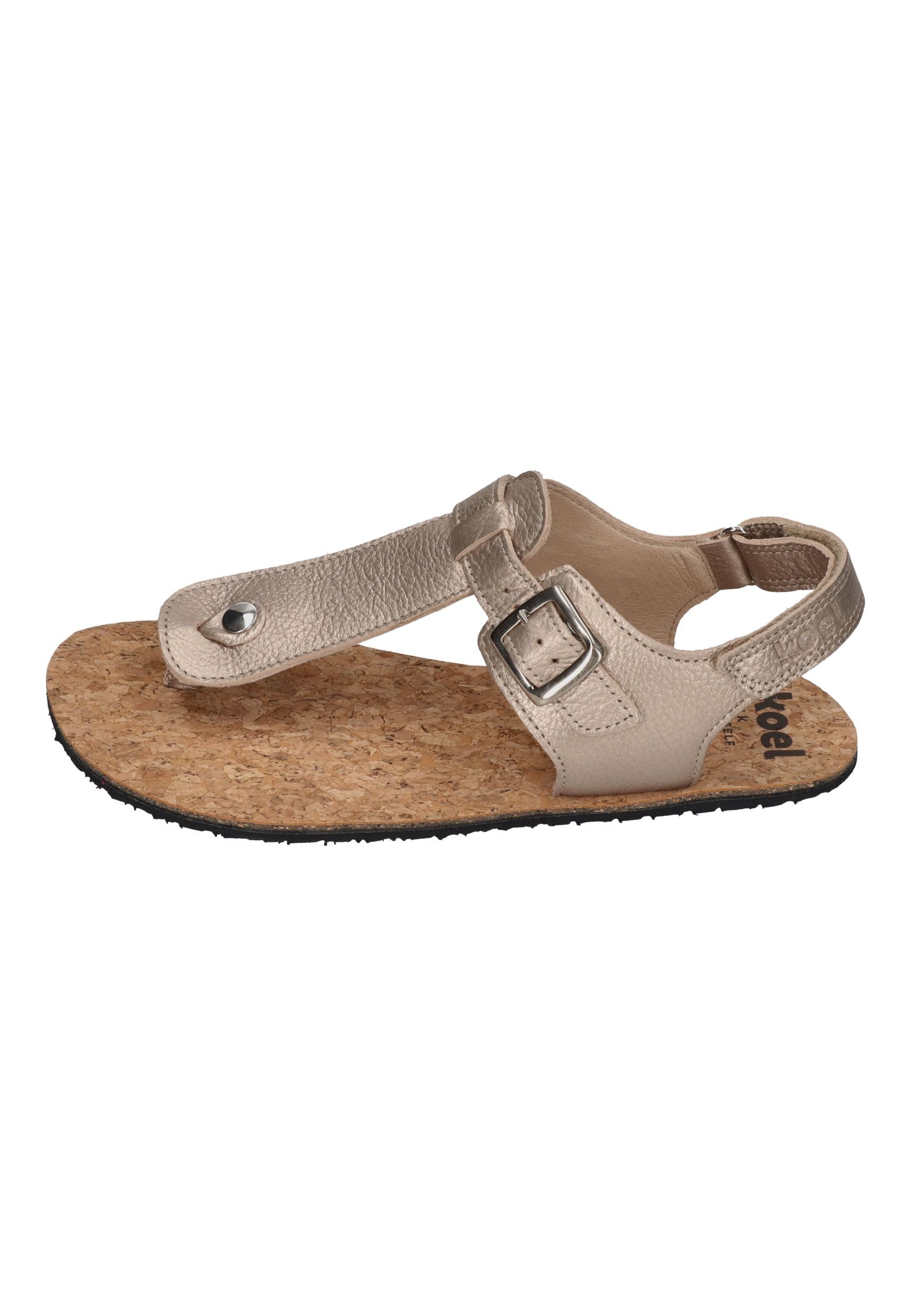 KOEL ABRIANA METALLIC Barfußschuh Champagne