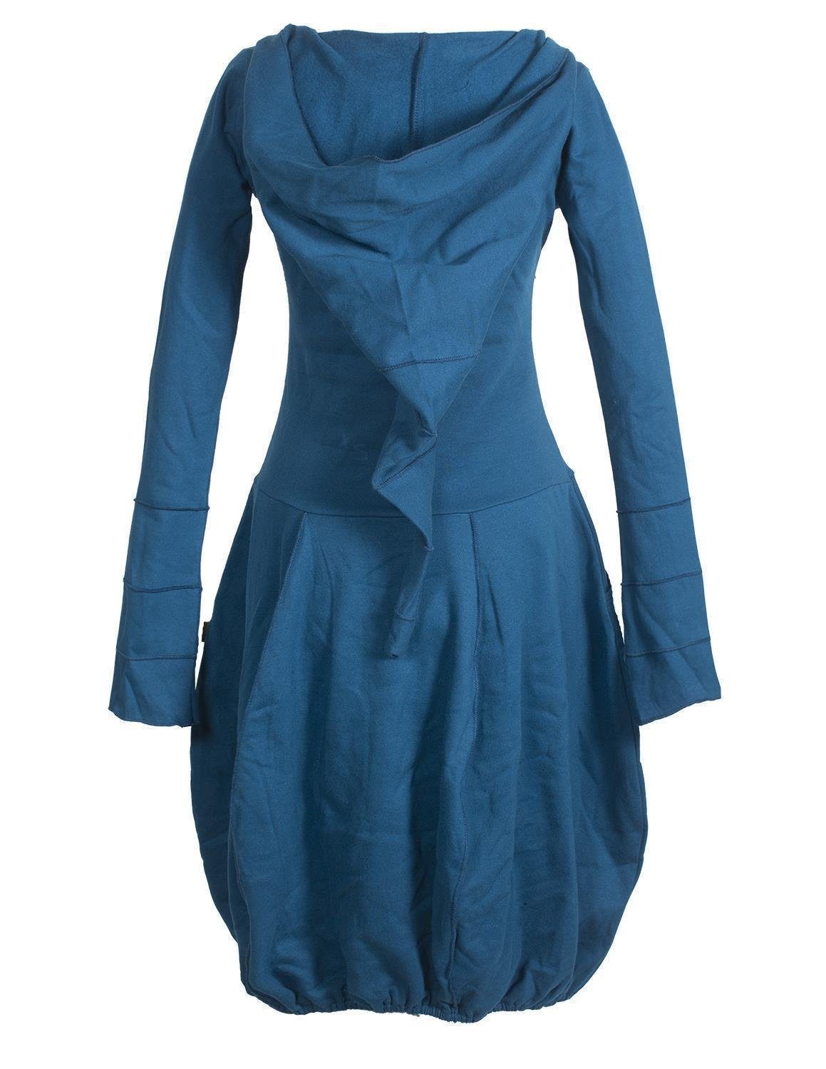 Vishes Midikleid Warmes Langarm Kleid ballonförmig günstig online kaufen