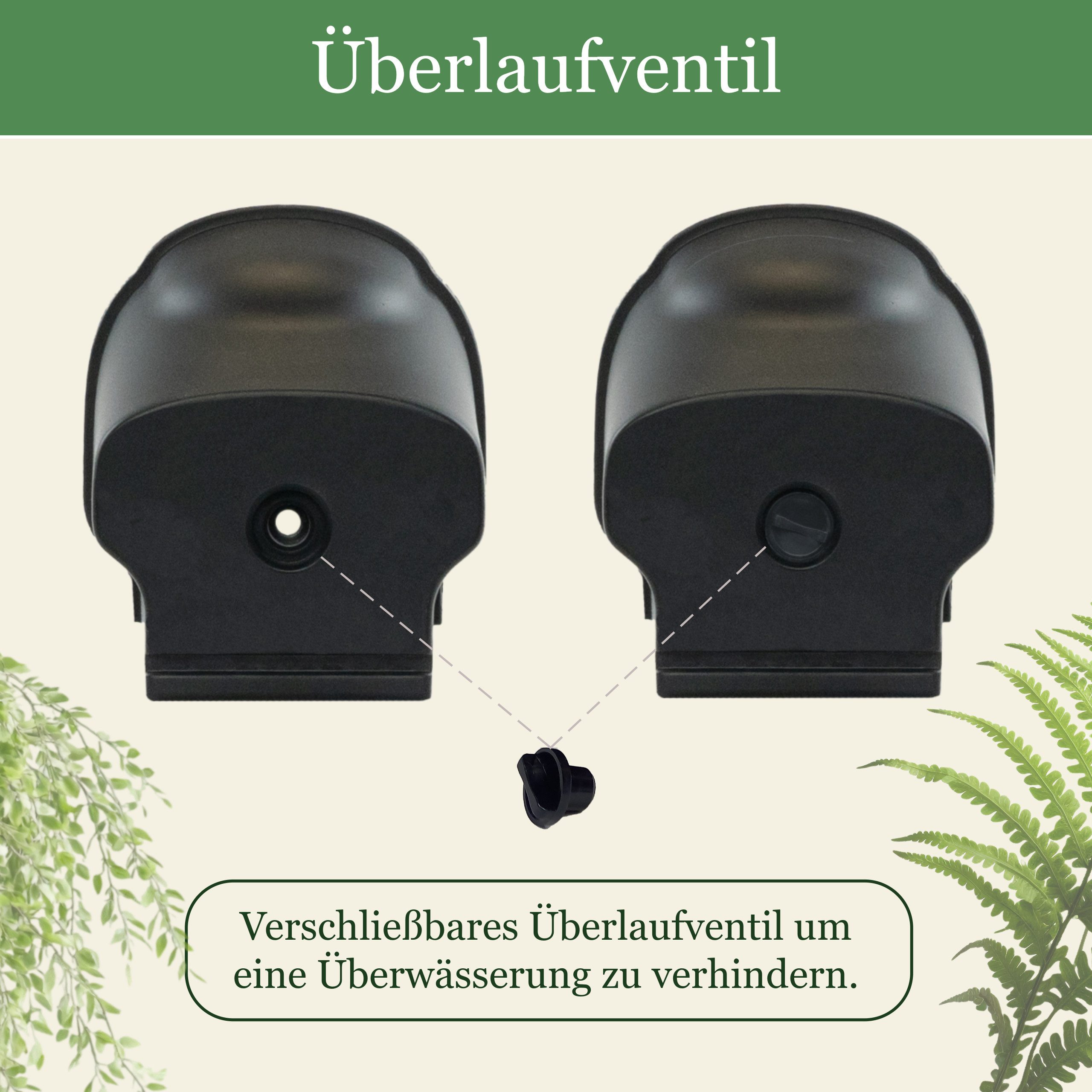 INTERGARDEN Pflanzeinsatz Pflanzwand: 6 Pflanztöpfe mit Rahmen für Balkon, Terrasse oder Garten – Bild 5 von 5
