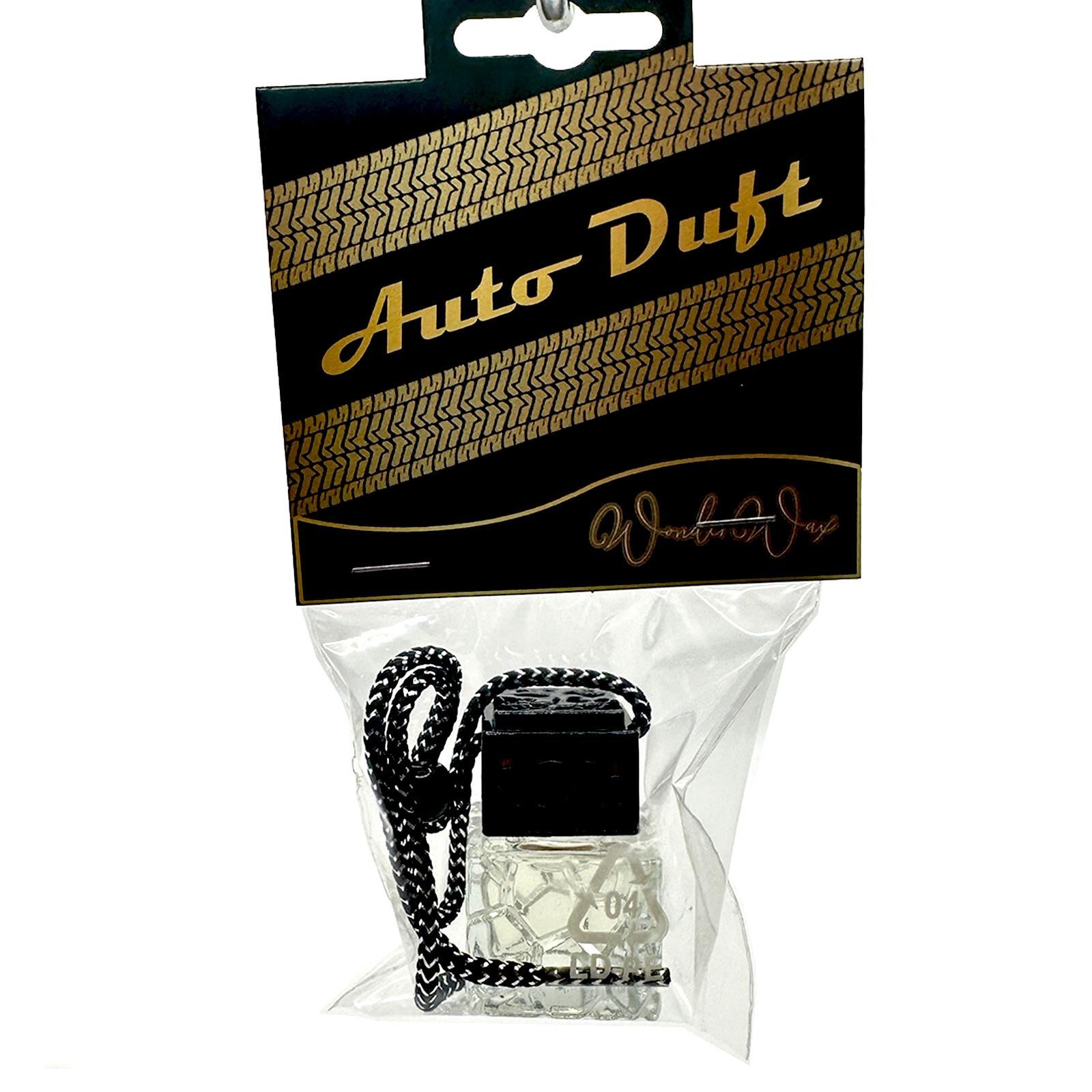 WonderWax Raumduft WonderWax® Auto Duft Quadratisch Glasmuster (Nacht des Mannes), Duftrichtung: Die Nacht des Mannes