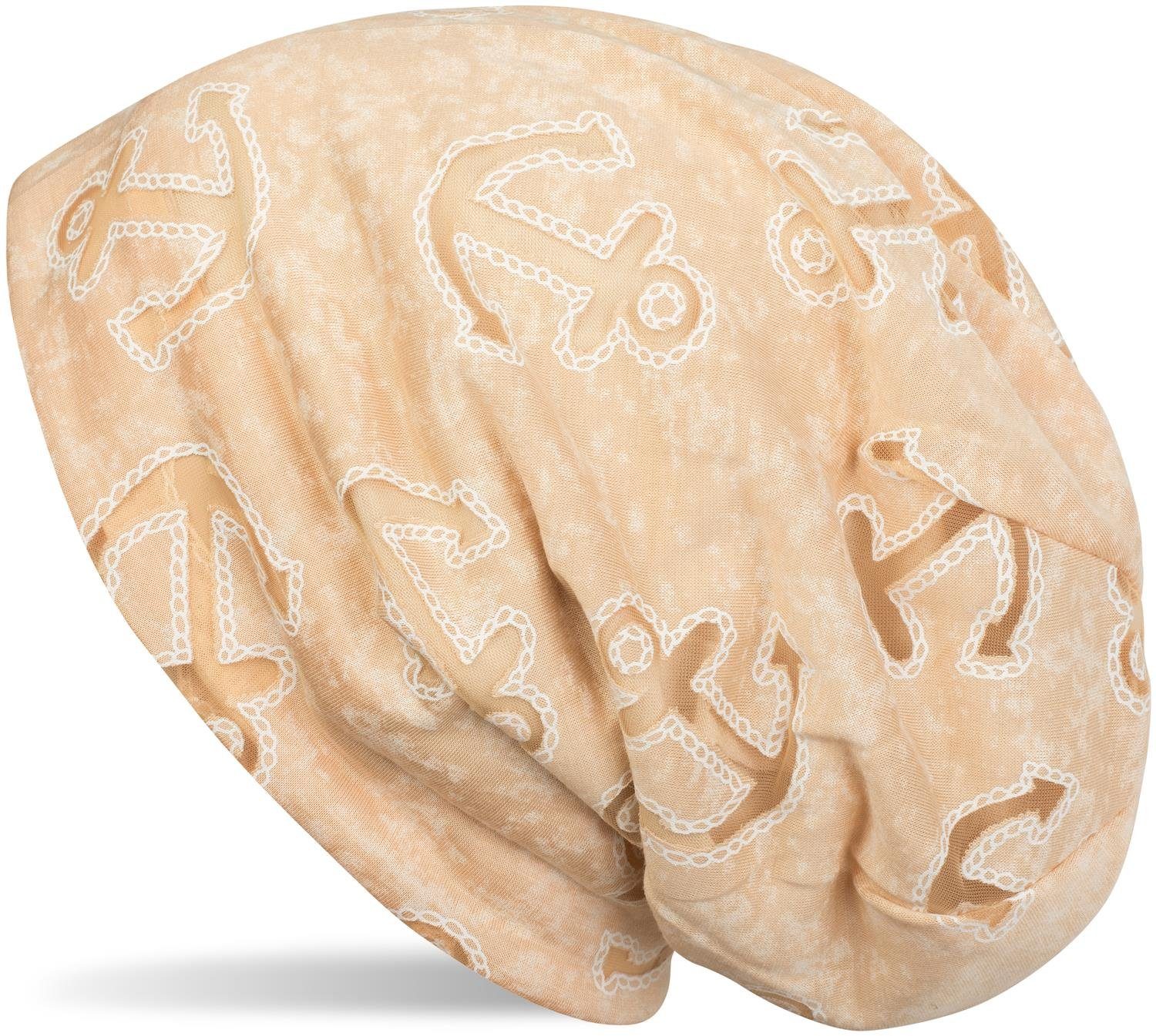 Beanie Beanie mit Anker Seil Print