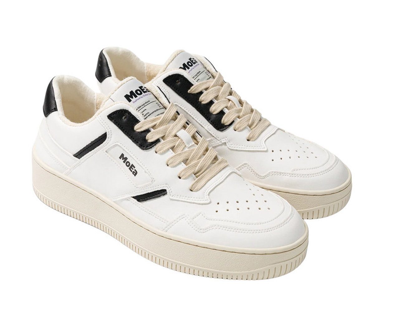 Moea Gen1 Retro - weiss/schwarz Sneaker
