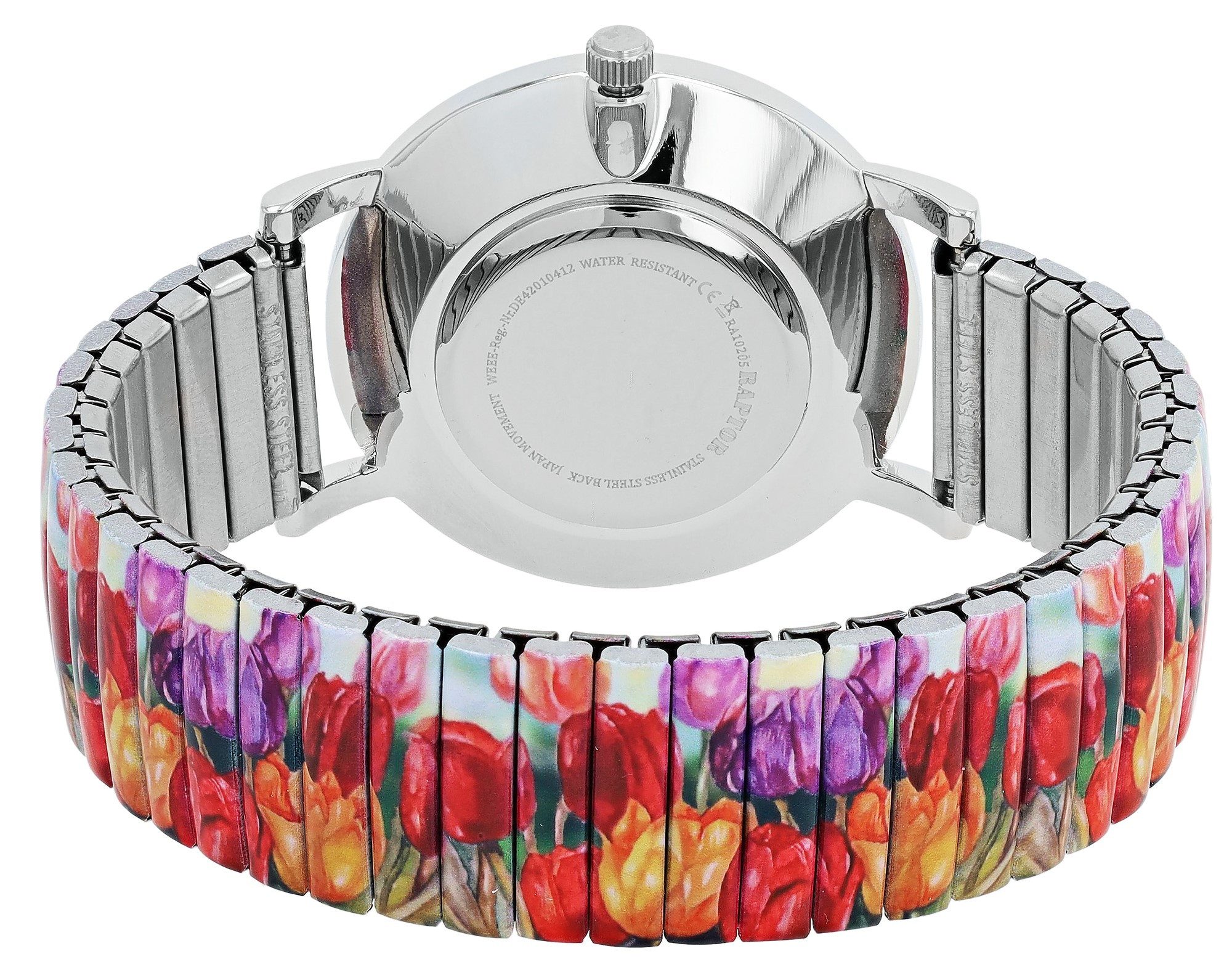 Raptor Quarzuhr Colorful Edition mit Edelstahlzugarmband, 3 ATM, Mineralgla günstig online kaufen