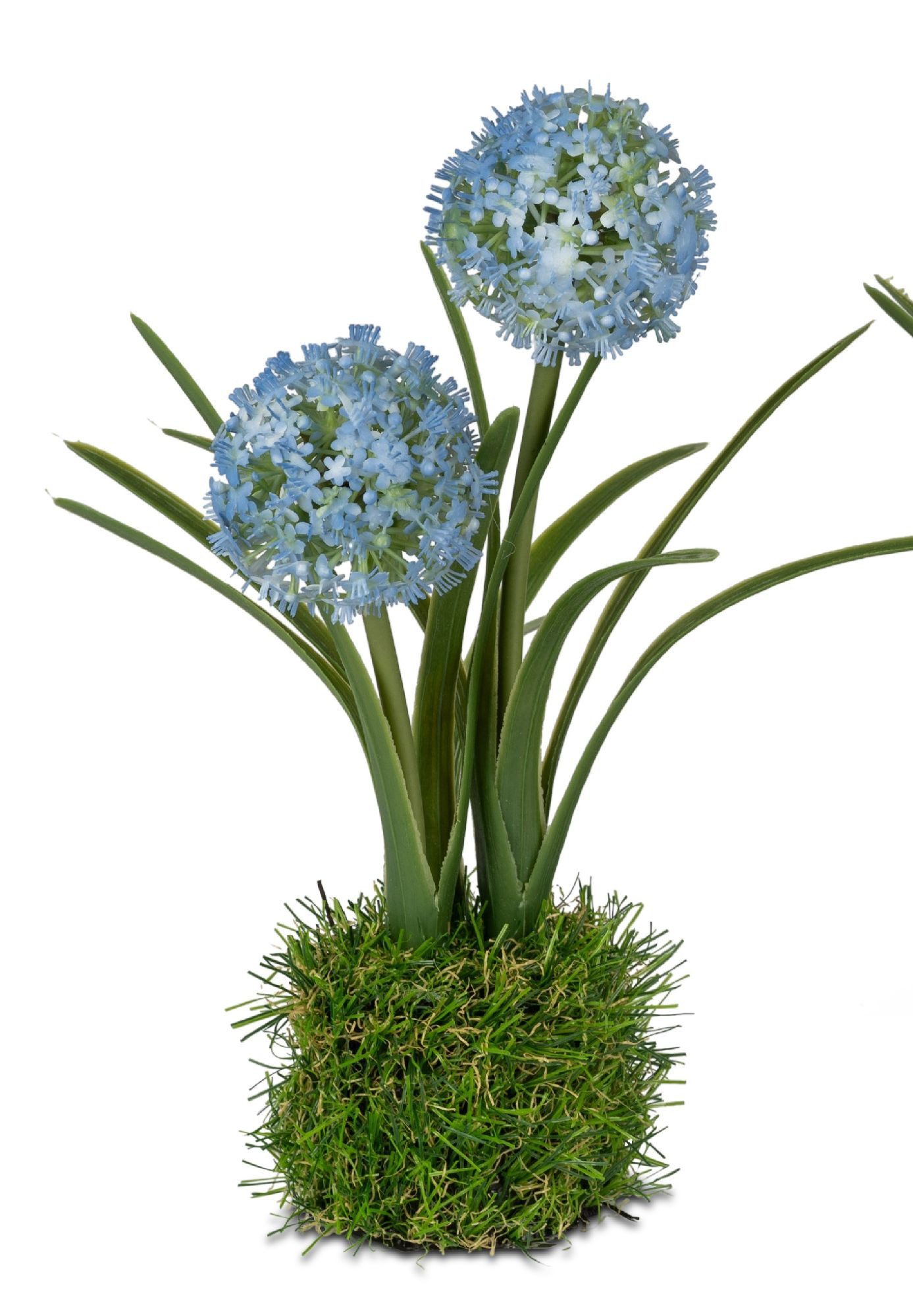 Kunstblume Frühlingszeit, formano, Höhe 24 cm, Höhe: 24cm, Farbe: Blau, Motiv: Allium