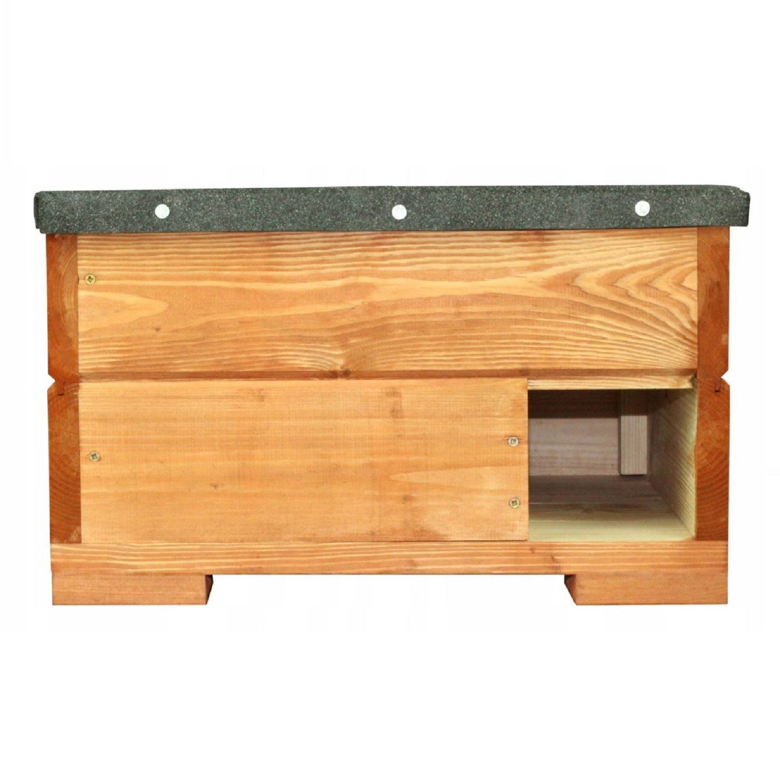 Tierhaus Igelhaus aus Holz 45x45x27 cm Braun