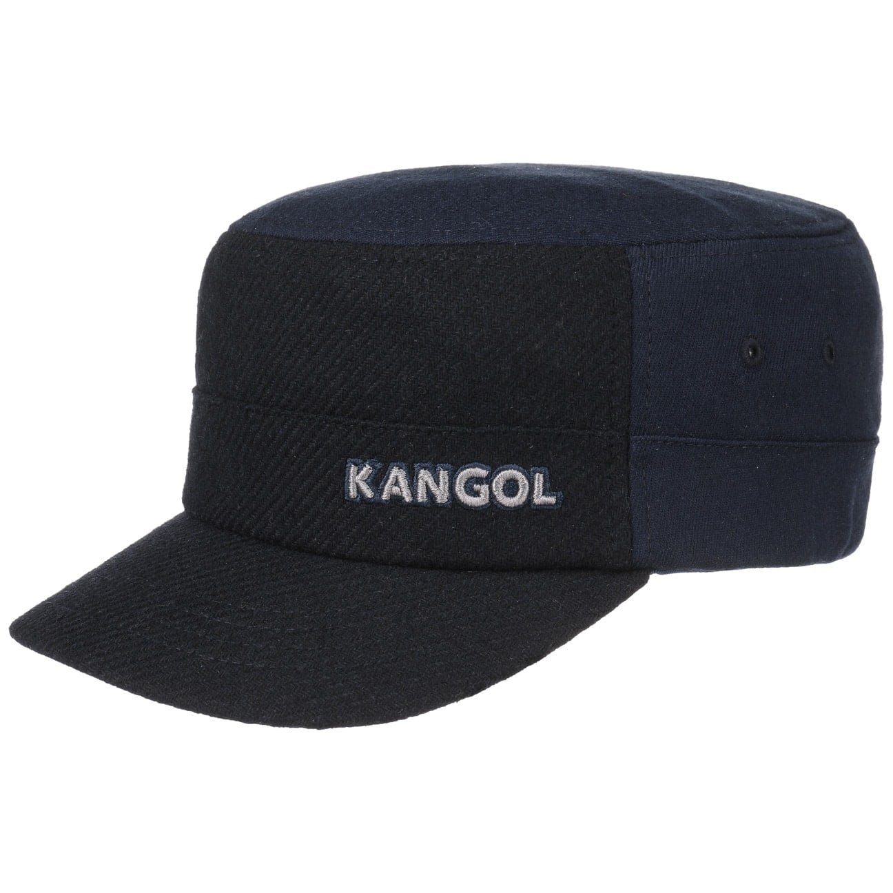 Kangol Army Cap (1-St) Fitted Cap Hinten geschlossen blau | Army Caps