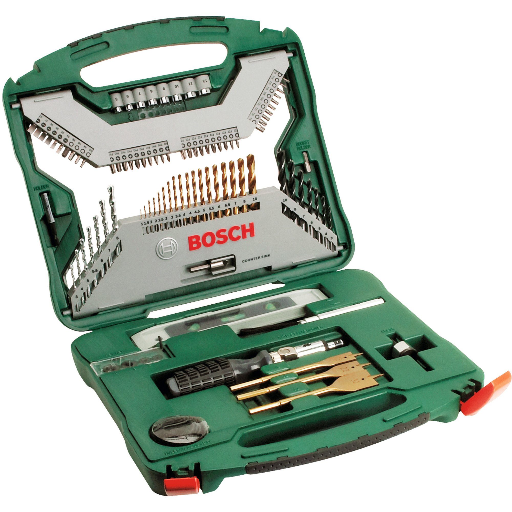 Bosch Professional Bohrer- und Bitset Bosch Heimwerken & Garten X-Line Titanium Bohrer-