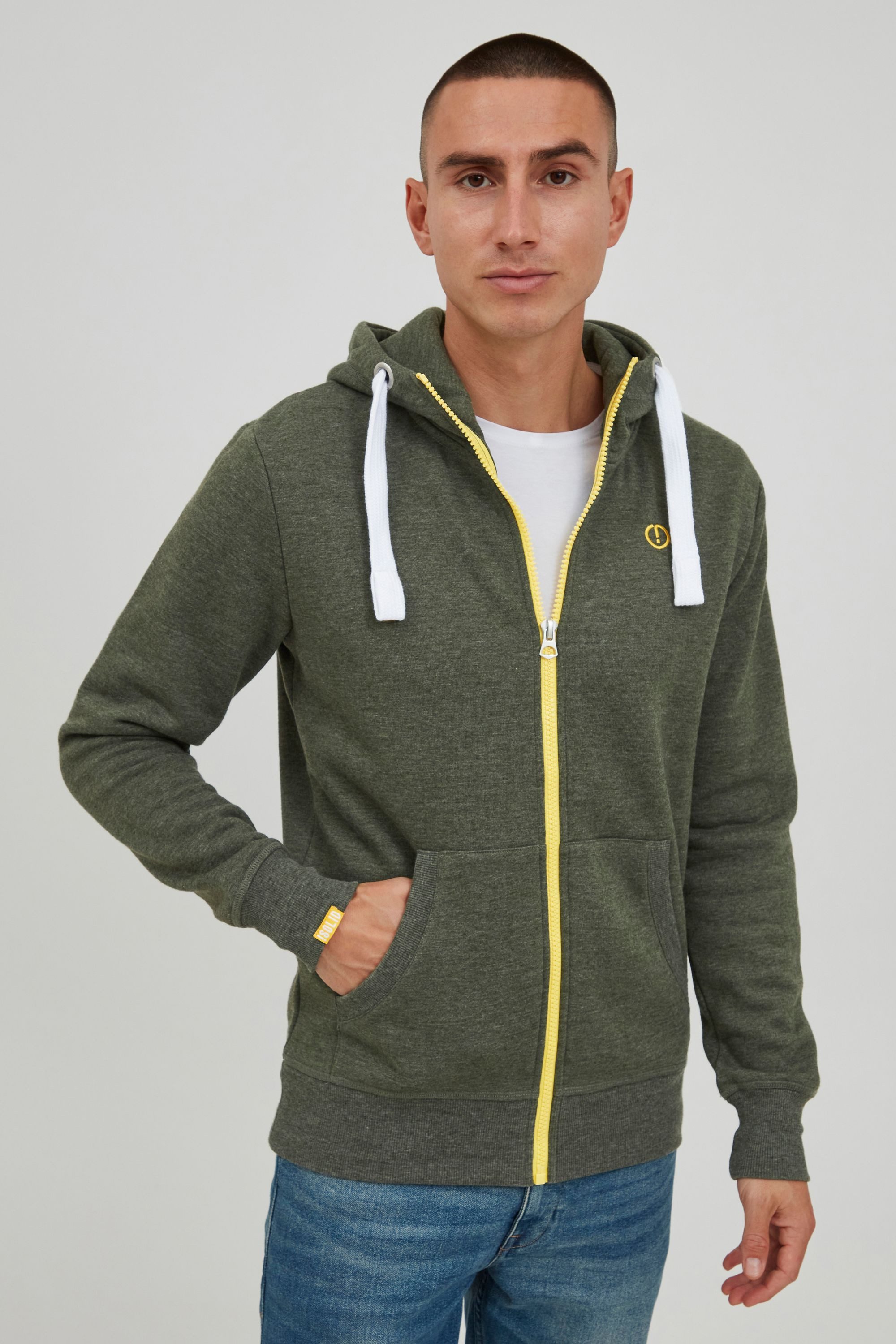 !Solid Kapuzensweatjacke SDBenn High Neck Zip-Hoodie Zeitlose Sweatshirtjac günstig online kaufen