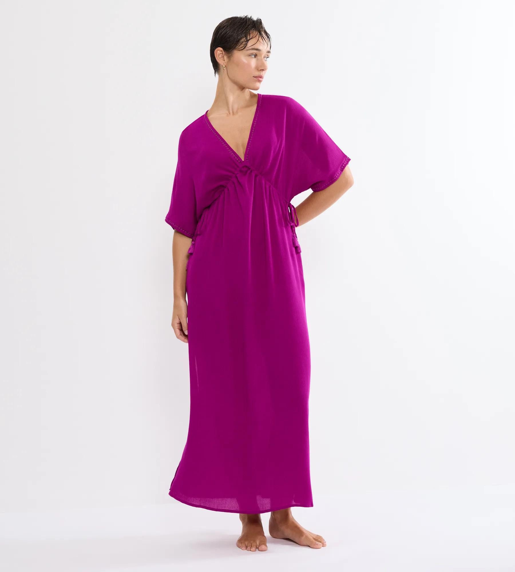 Triumph Strandkleid mit tiefem V-Ausschnitt und halb langem Arm