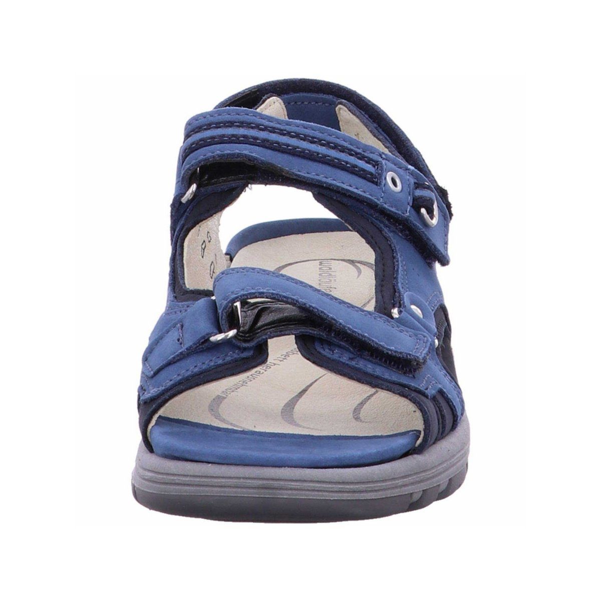(1-tlg) blau Waldläufer Sandale
