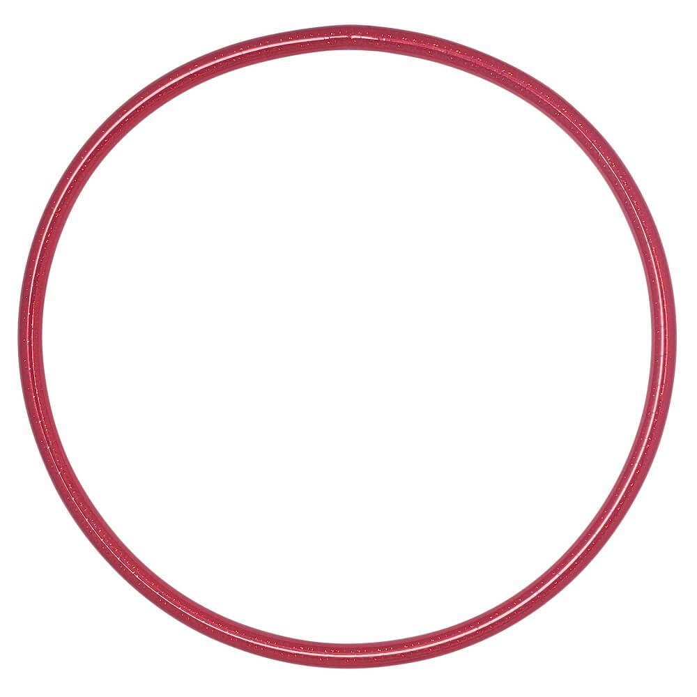 Hoopomania Hula-Hoop-Reifen Kinder Hula Hoop, Hologramm Farben, Ø 70cm Rot