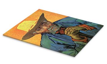 Posterlounge Acrylglasbild Vincent van Gogh, Patience Escalier, Wohnzimmer Malerei
