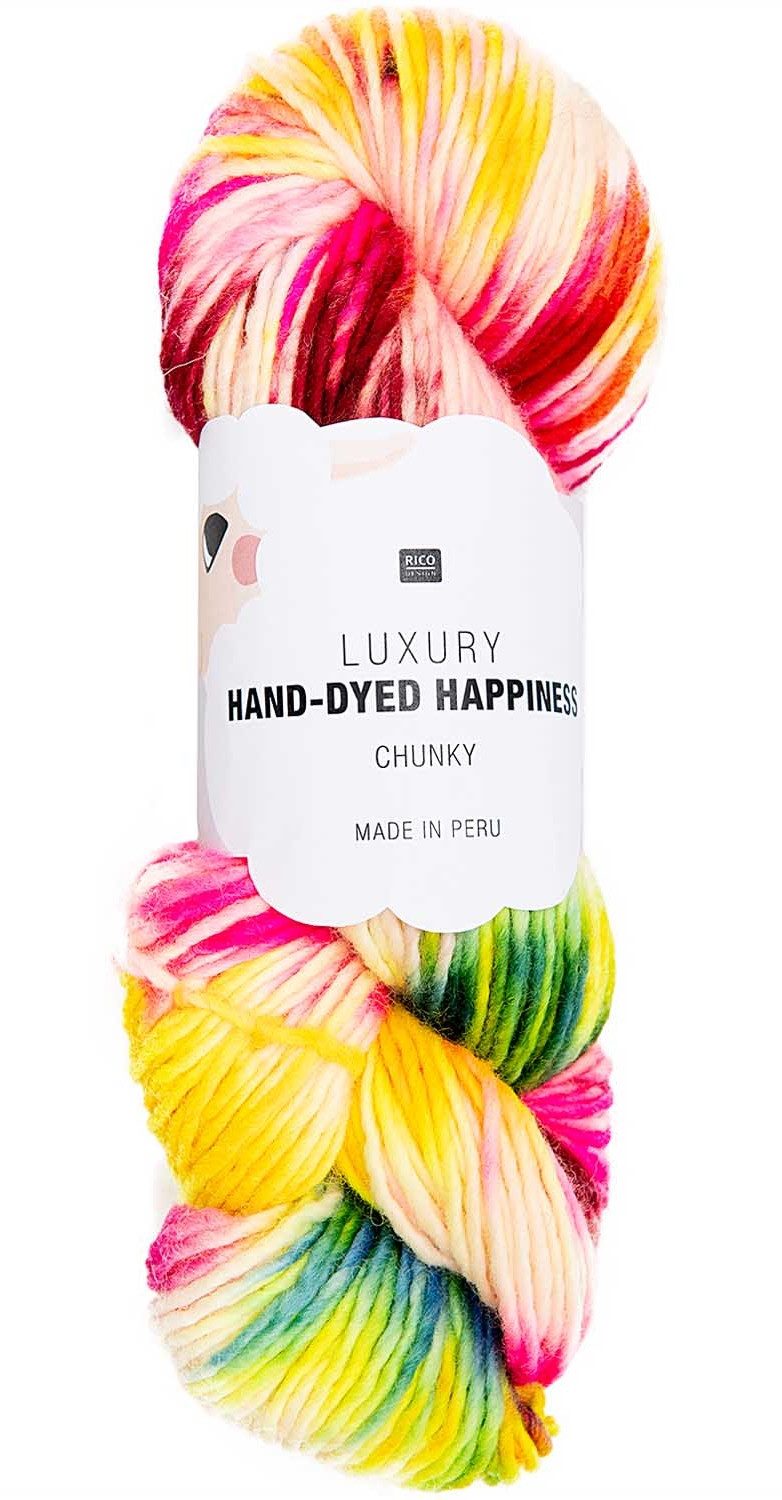 Rico Design 100g RD Luxury Hand-Dyed Happiness Effektgarn