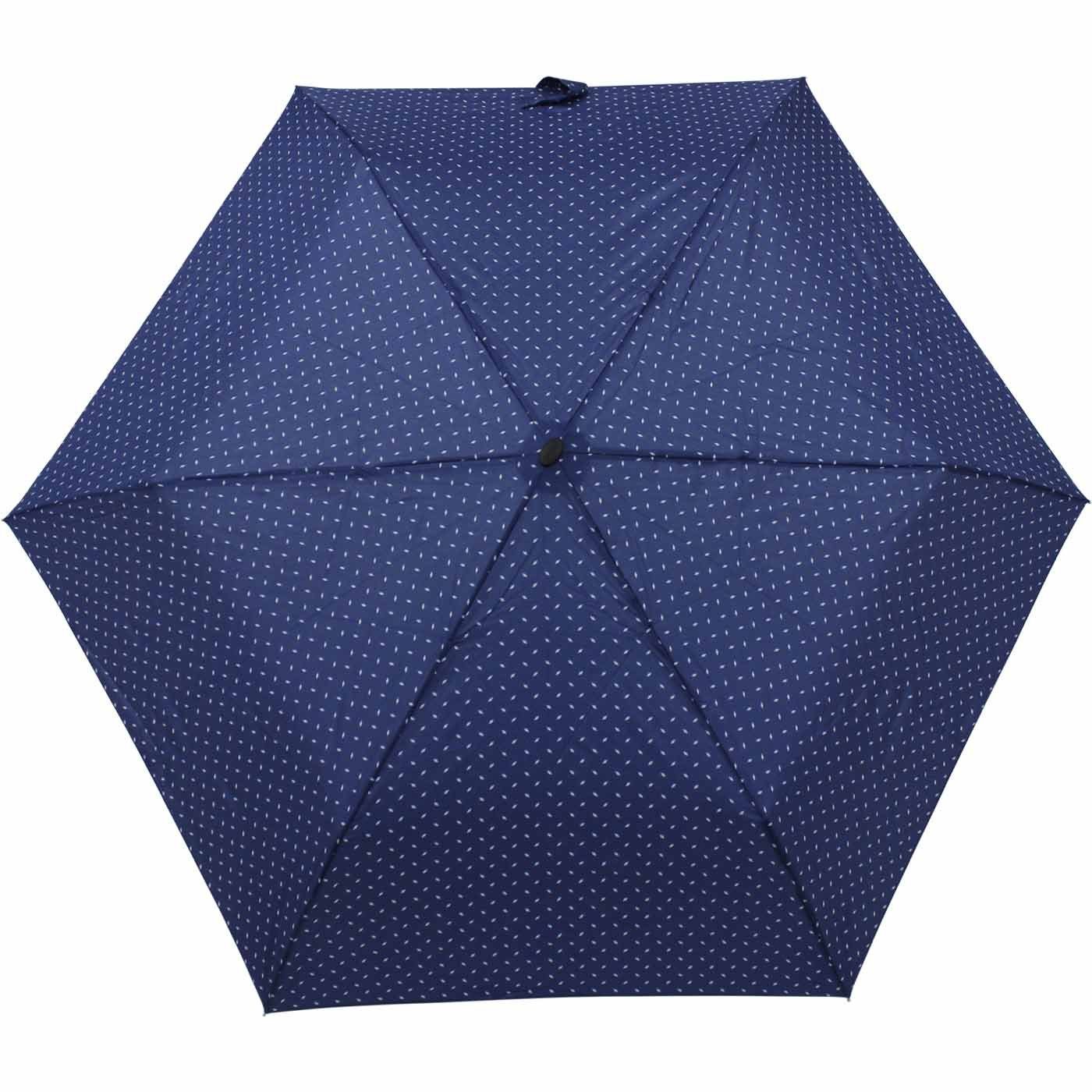 überall ein flacher Begleiter doppler® für und leichter dieser jede blau Platz findet Schirm treue Tasche, Taschenregenschirm