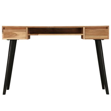 furnicato Schreibtisch Akazienholz Massiv 118 x 45 x 76 cm