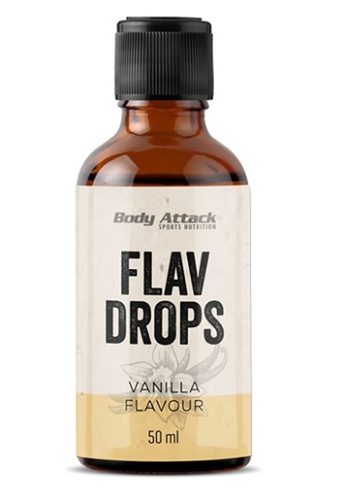 Body Attack Flavour Drops 50ml Tropfen, 50 ml