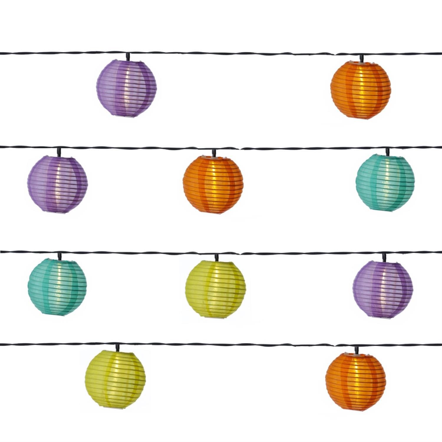 MARELIDA LED-Lichterkette Solar Lampionkette 10 bunte günstig online kaufen