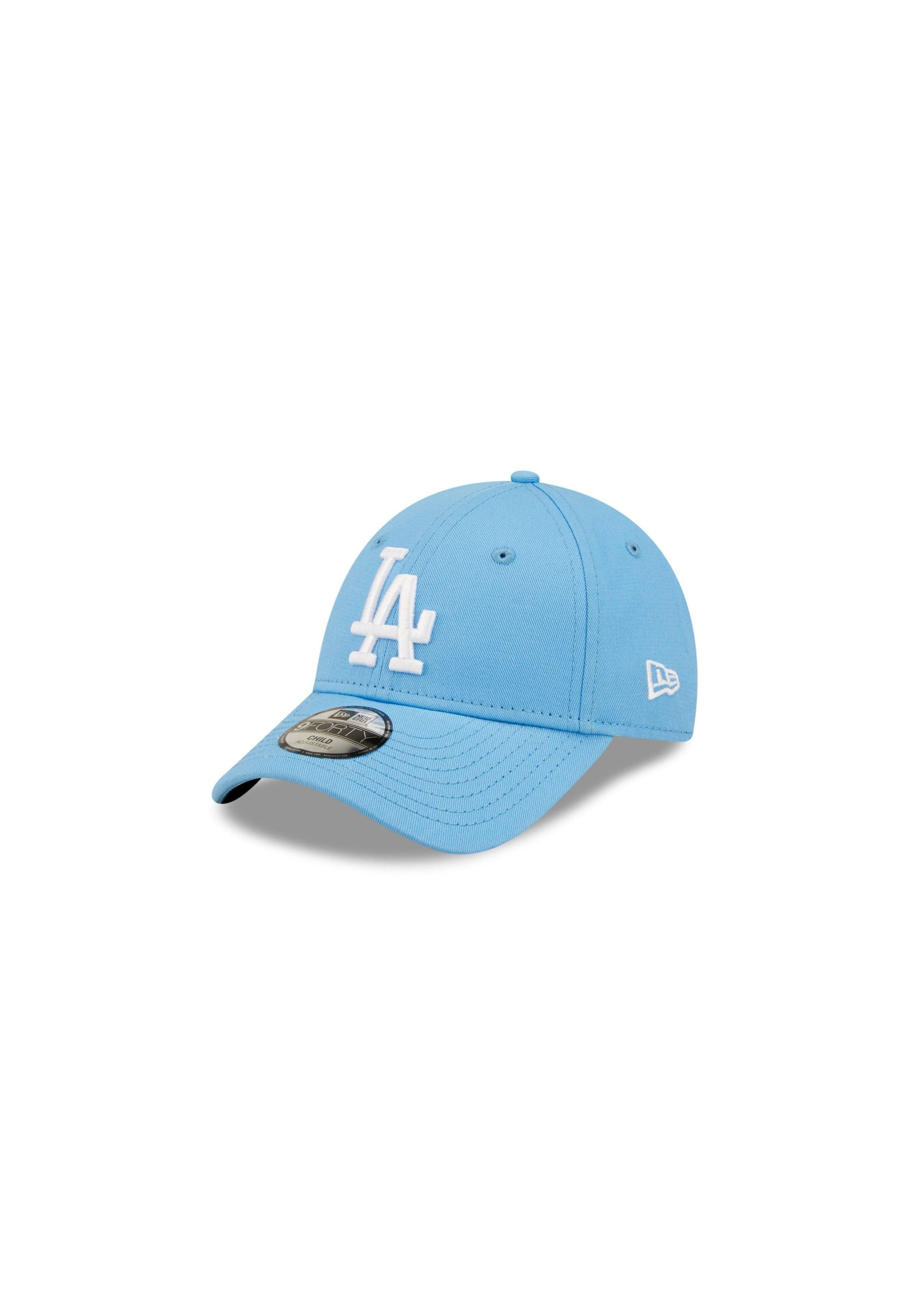 New Era Baseball Cap Los Angeles Dodgers MLB League Essential Light Blue White 9Forty Adjus (1-St)