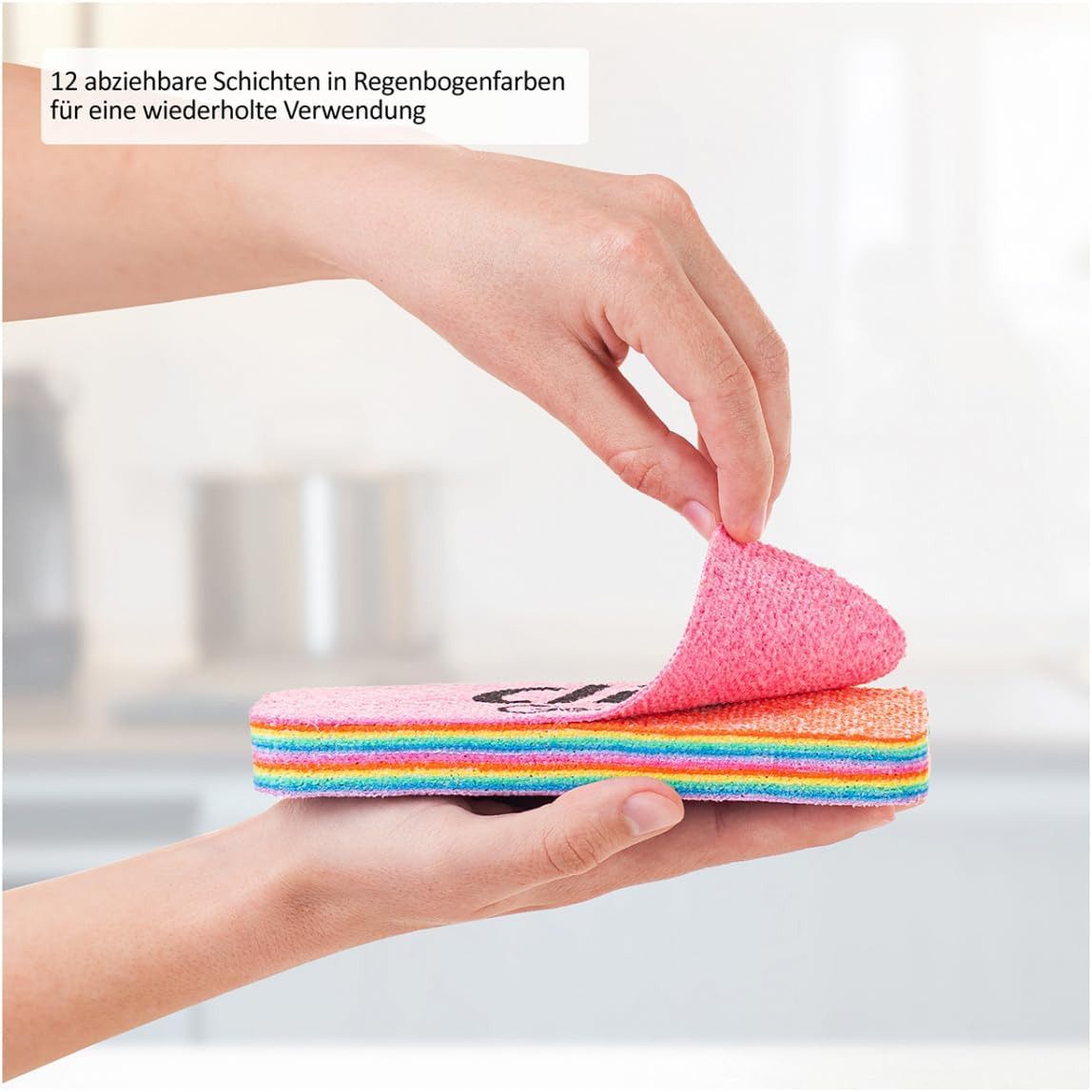 Thumbnail - Genius Geschirrschwamm Küchenschwamm Spülschwamme Reinigungsschwamm Putzschwamm Clia L