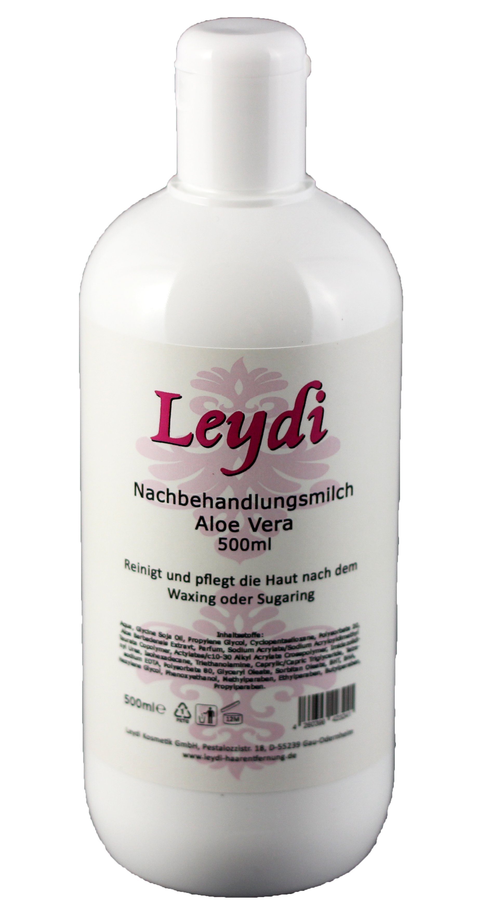 Enthaarungswachs Leydi Nachbehandlungsmilch Aloe Vera Pflege nach der Haarentfernung