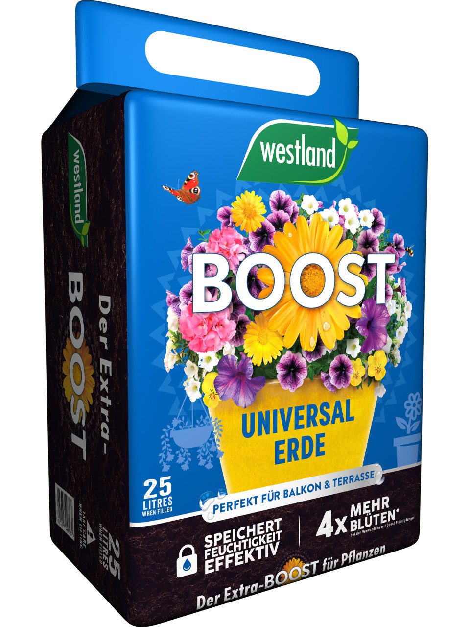Westland Blumenerde Westland Boost Universalerde 25 L torffrei, Torffrei