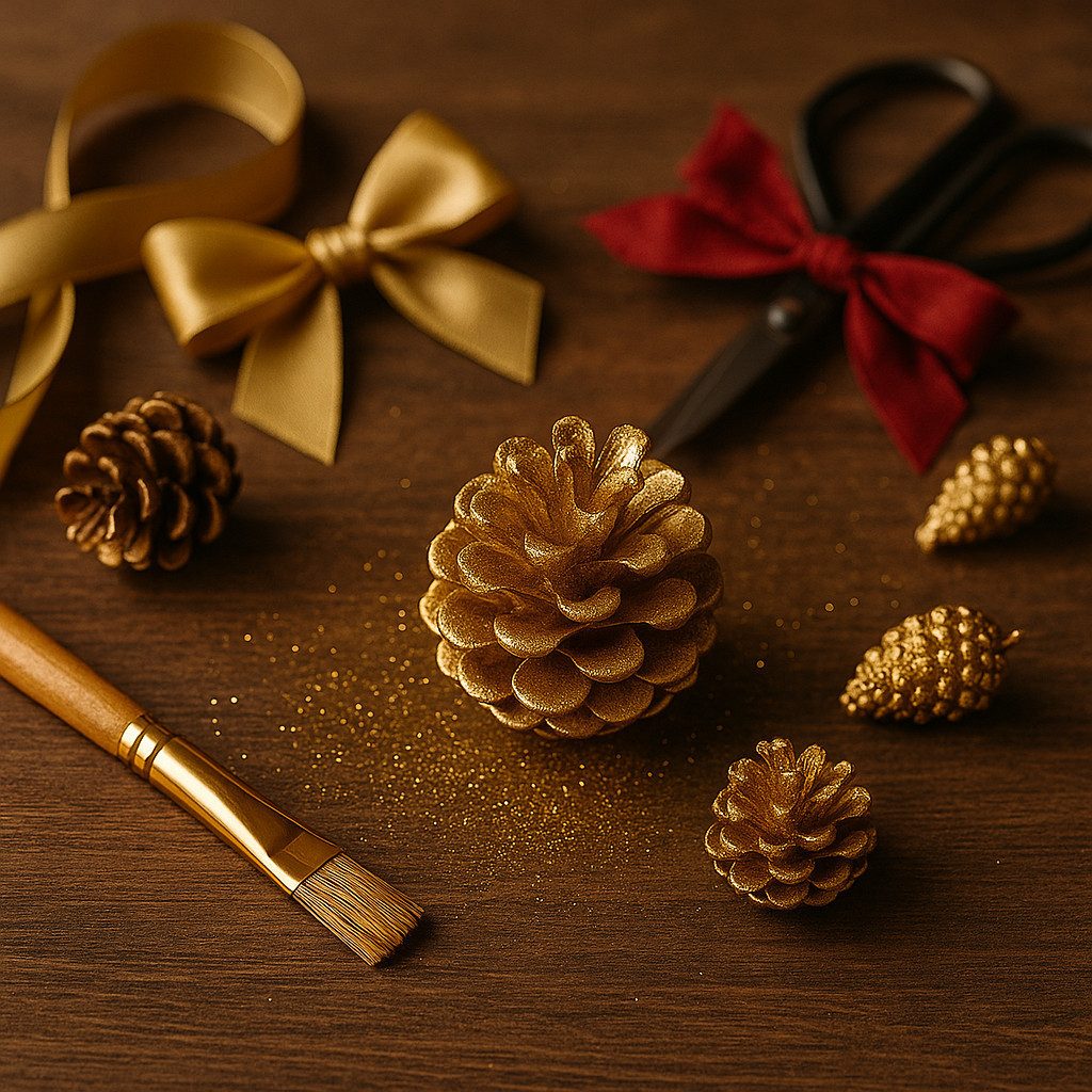 Goodmark Streudeko Deko-Spray Gold – 100ml für Weihnachtsdeko, (1-tlg), Schneller Goldglanz für kreative Weihnachtsdeko