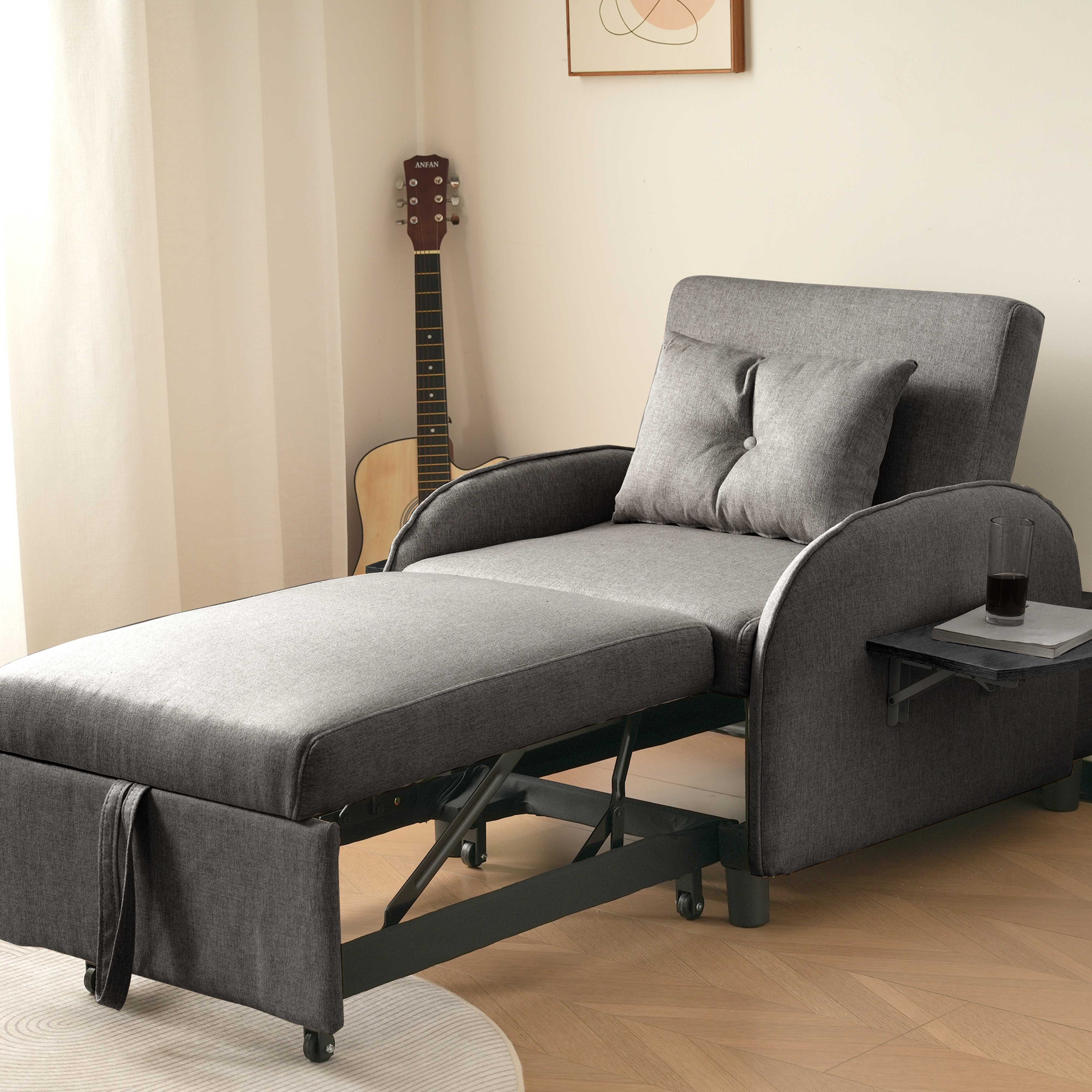 BlingBin Schlafsofa 3-in-1 Ausziehbares Einzel-Sofa-Liegestuhl, 1 günstig online kaufen