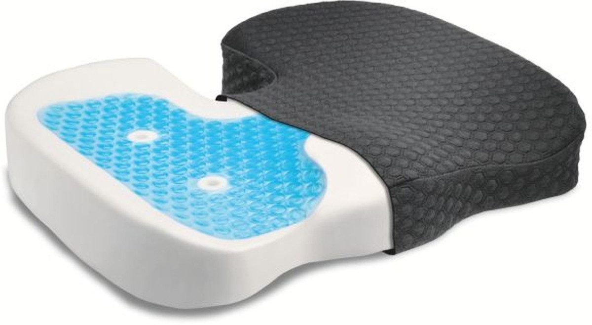 KENSINGTON Stuhl Sitzkissen mit Kühlgel Formschaum schwarz