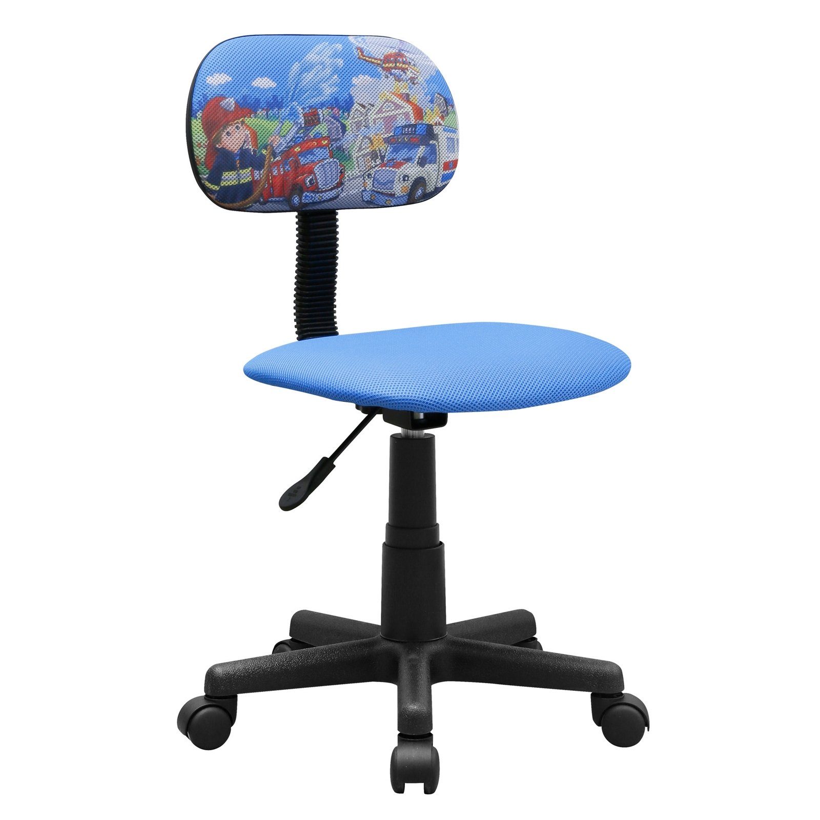 HTI-Line Drehstuhl Kinderdrehstuhl Toto Feuerwehrmann (Stück, 1 St), Schreibtischstuhl mit Motivdruck