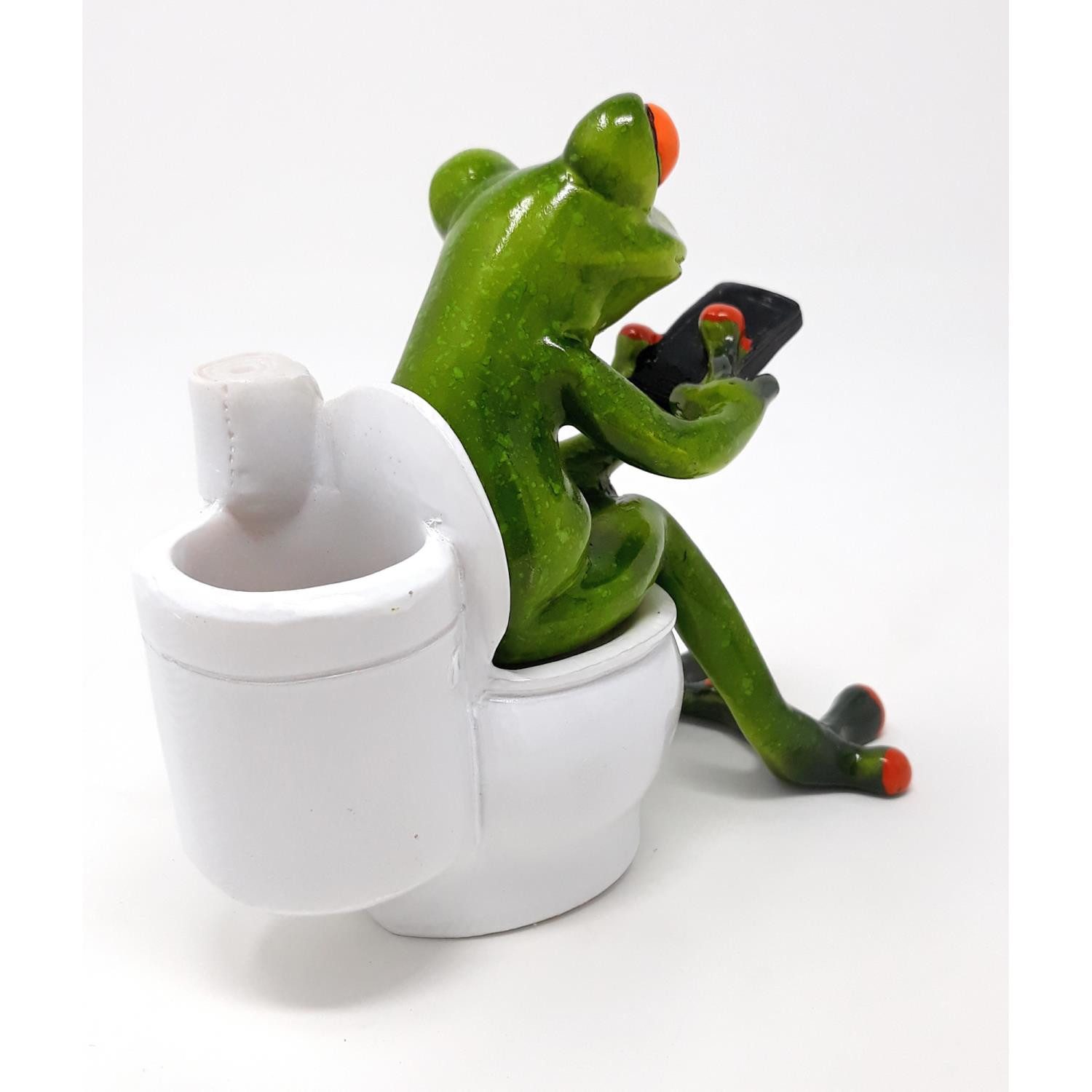 formano Dekofigur Froschhausen, Höhe: 11cm, Farbe: Grün, Motiv: Frosch