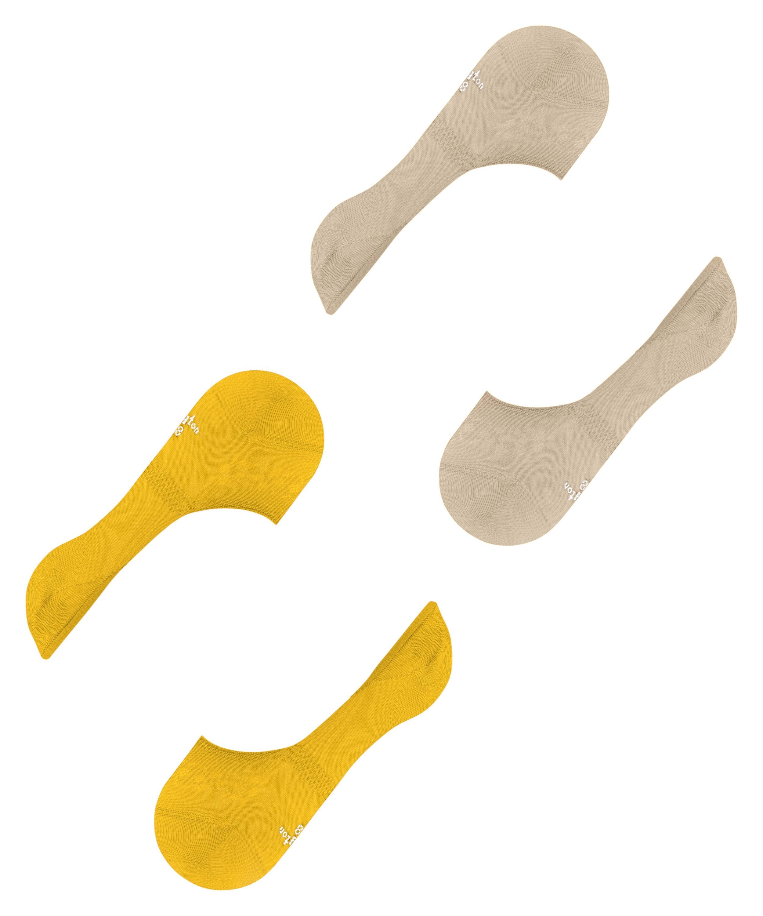 Füßlinge mit yellow Anti-Slip-System Burlington (1140) 2-Pack Everyday