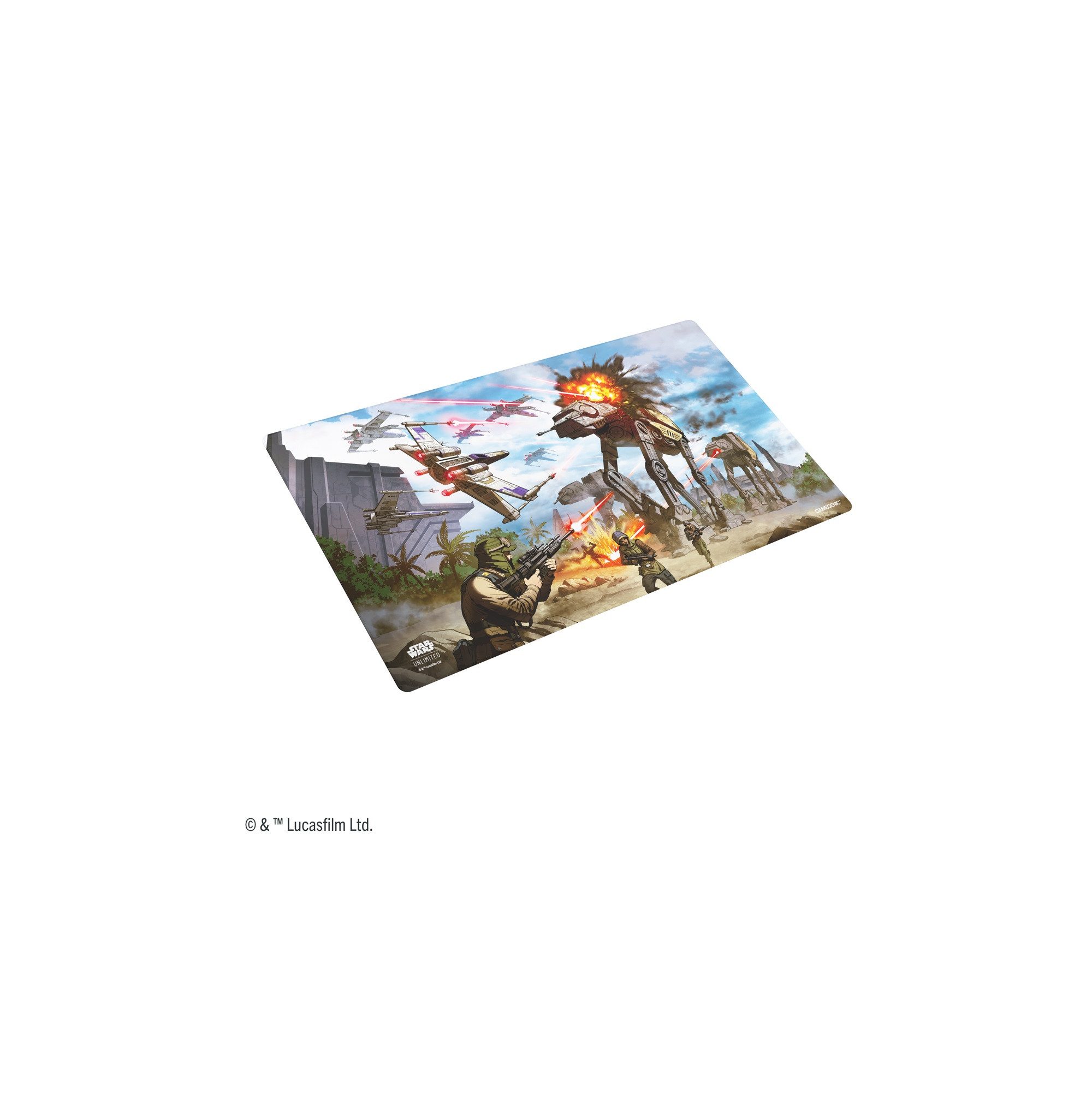 Gamegenic Sammelkarte Star Wars Unlimited Spielmatte - Battle of Scarif