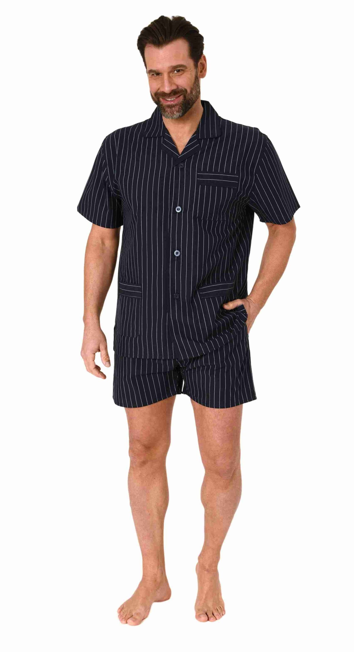 Normann Pyjama Herren kurzarm Schlafanzug Shorty günstig online kaufen