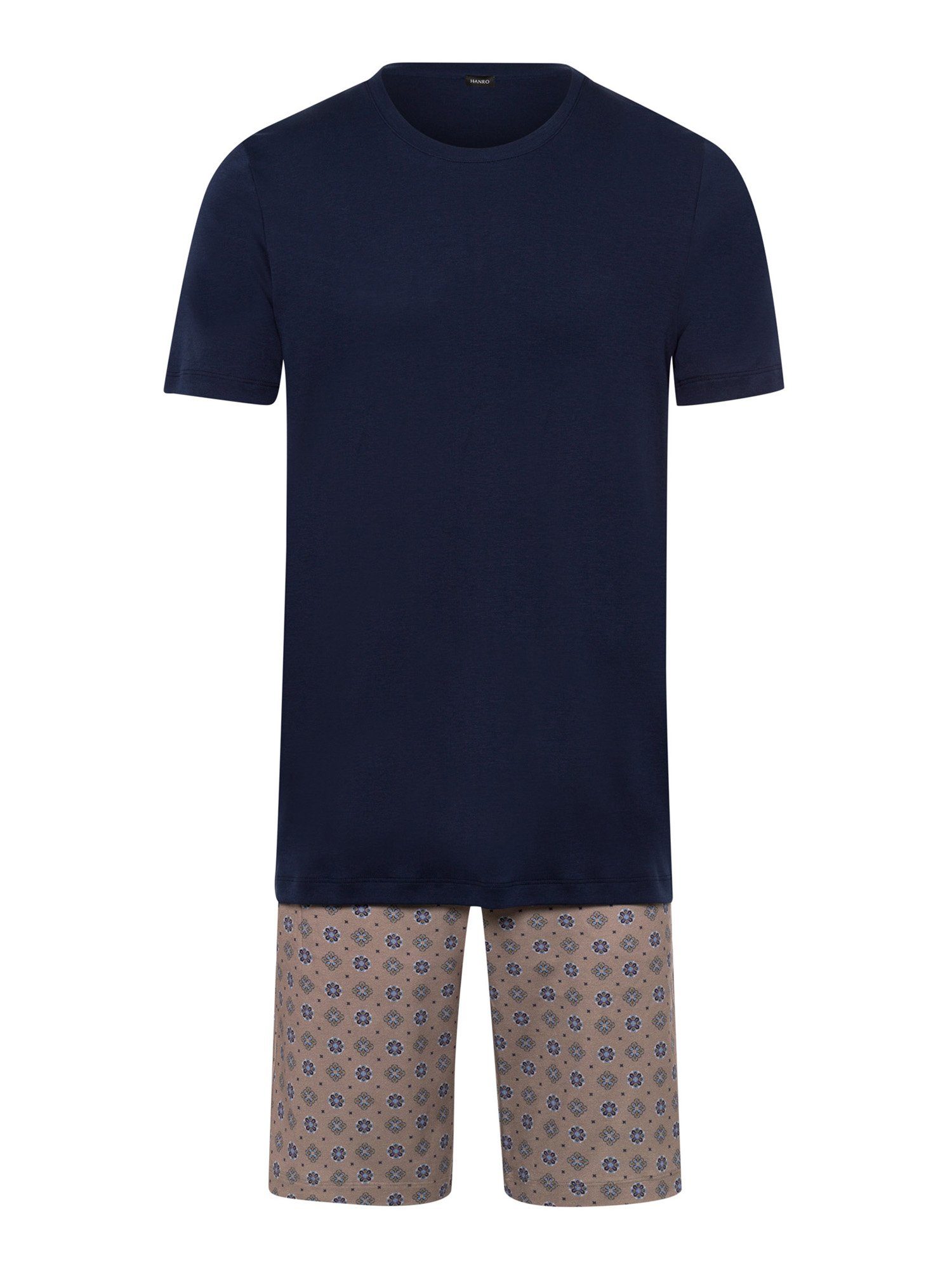 Hanro Pyjama Kurzarm Night & Day classic minimal